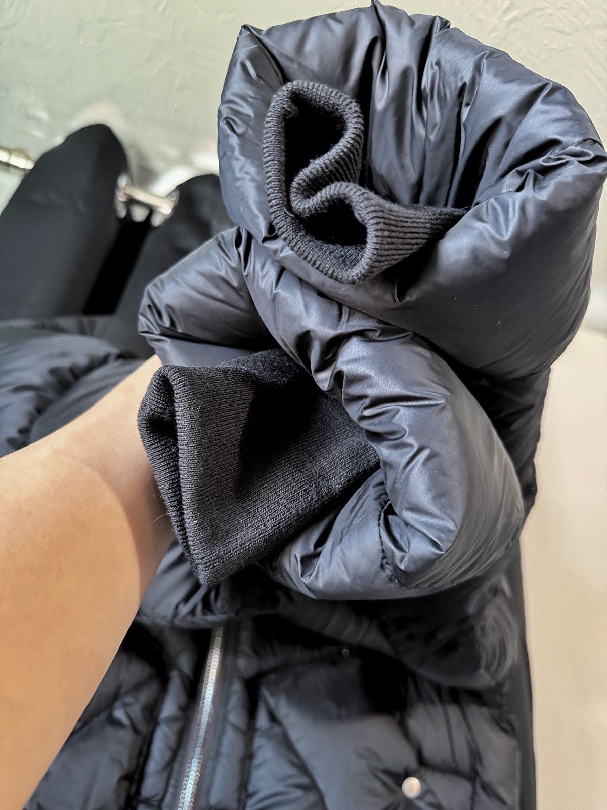 Rick Owens Rick Owens Goose Down Asymmetric Zipper Mountain Puffer Size US S / EU 44-46 / 1 - 5 Thumbnail