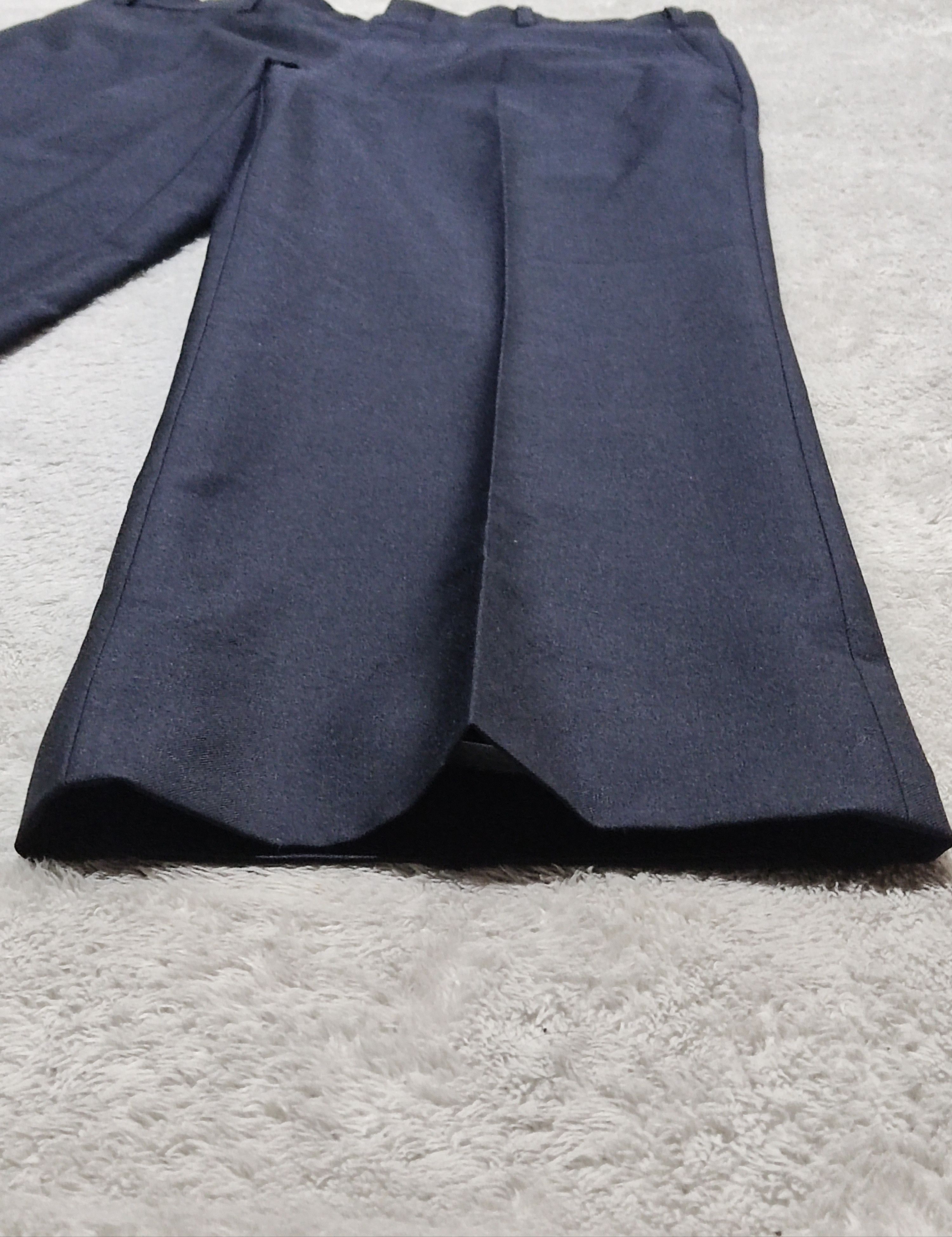 Burberry Vintage Burberrys Wool Mohair Blend Trousers Navy Blue Japan Size US 34 / EU 50 - 7 Thumbnail