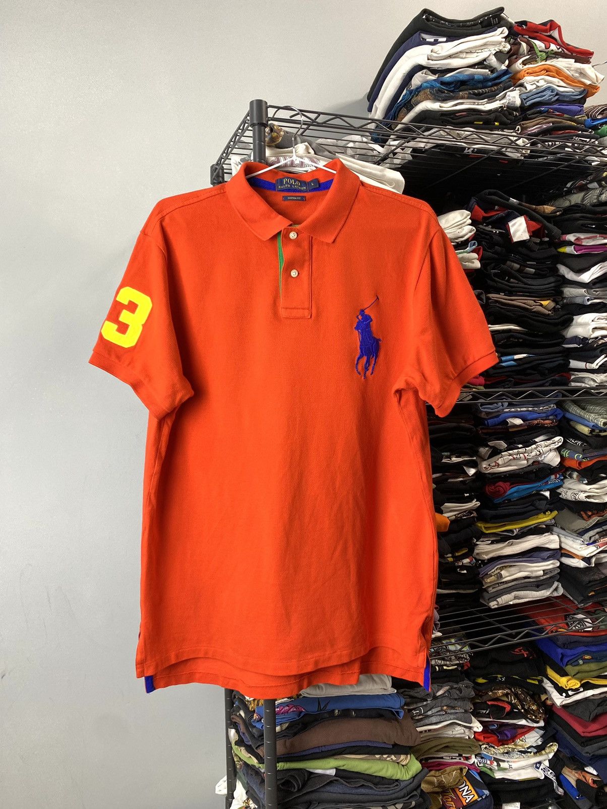 Polo Ralph Lauren Vintage Polo Ralph Lauren Polo Shirt Tee Size US L / EU 52-54 / 3 - 1 Thumbnail