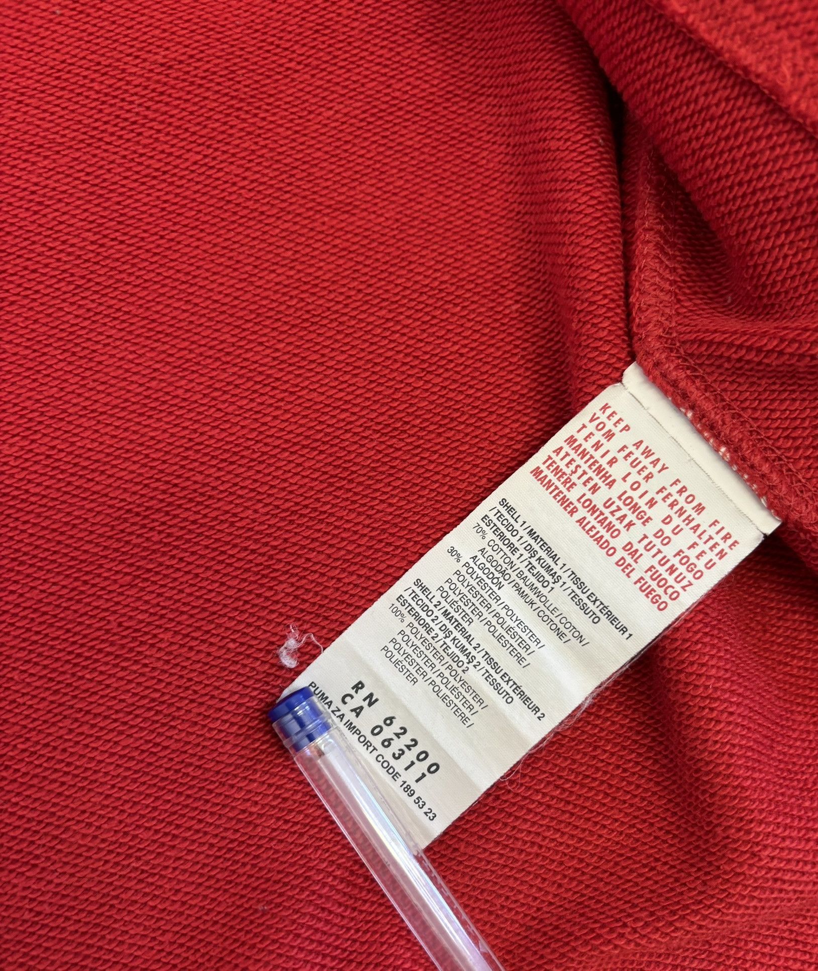 Ferrari × Puma Puma Ferrari Red sweatshirt Large Size US L / EU 52-54 / 3 - 15 Thumbnail