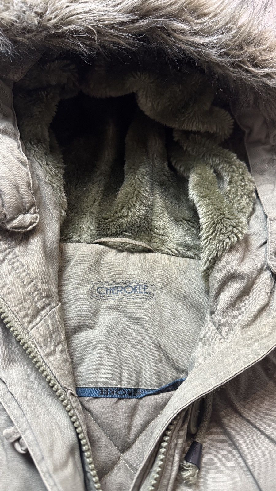 Japanese Brand Military Vintage Faded Faux Fur Jacket y2k LGB Goa Fuzzy Size US M / EU 48-50 / 2 - 8 Thumbnail