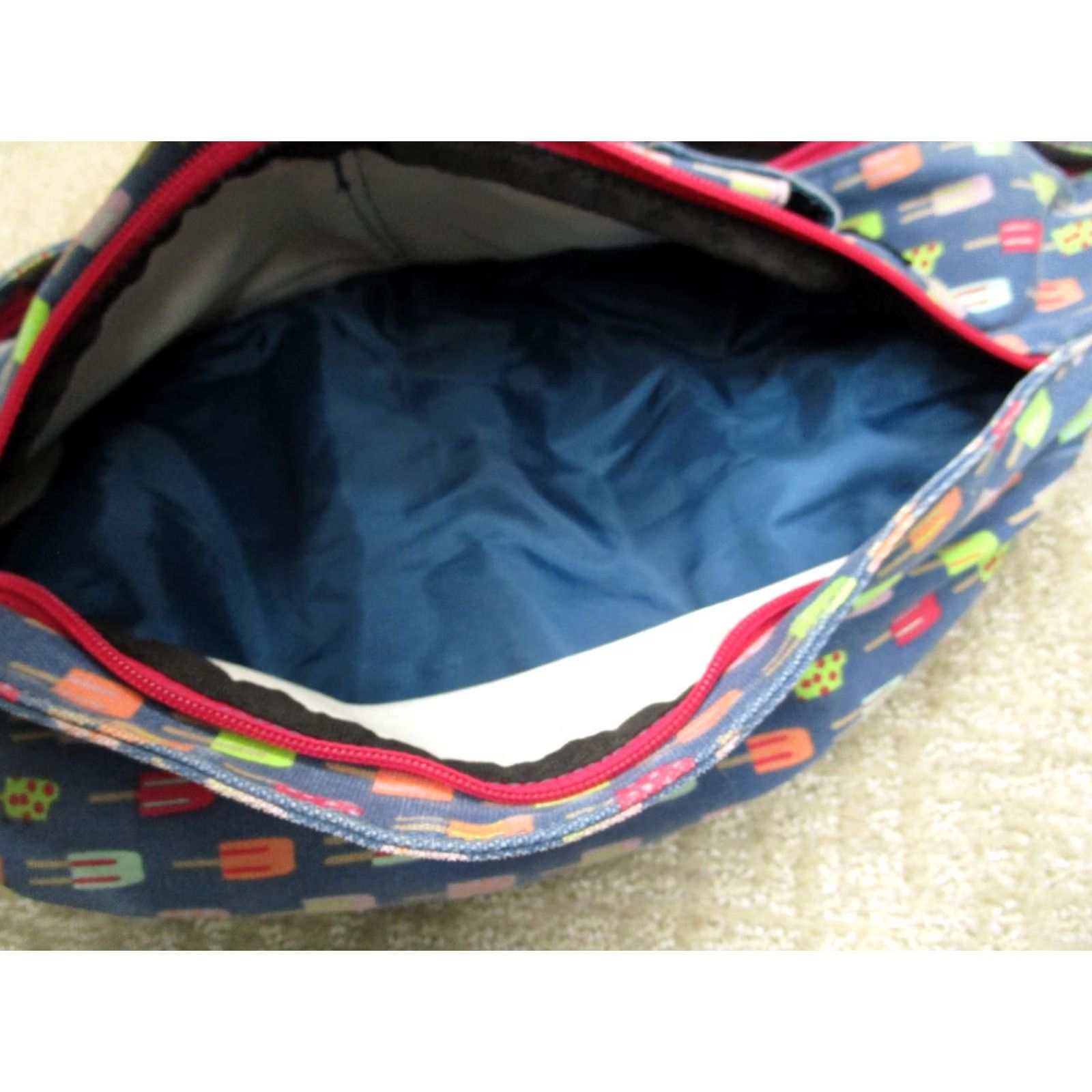 KAVU KAVU Rope Sling Bag Womens Medium Blue Popsicle Print Crossbody Backpack Size ONE SIZE - 5 Thumbnail