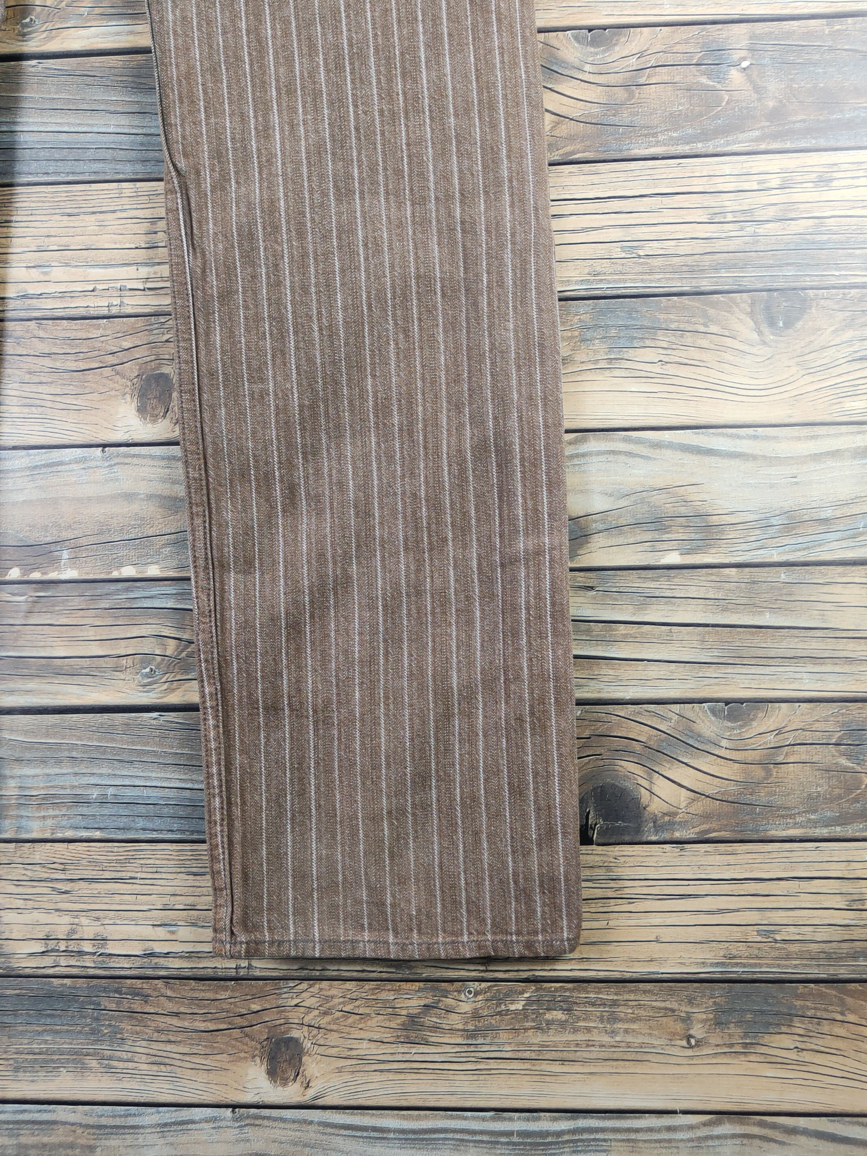 Japanese Brand DL Root Three Brown Multipocket Casual Pants #46-286T Size US 31 - 12 Thumbnail