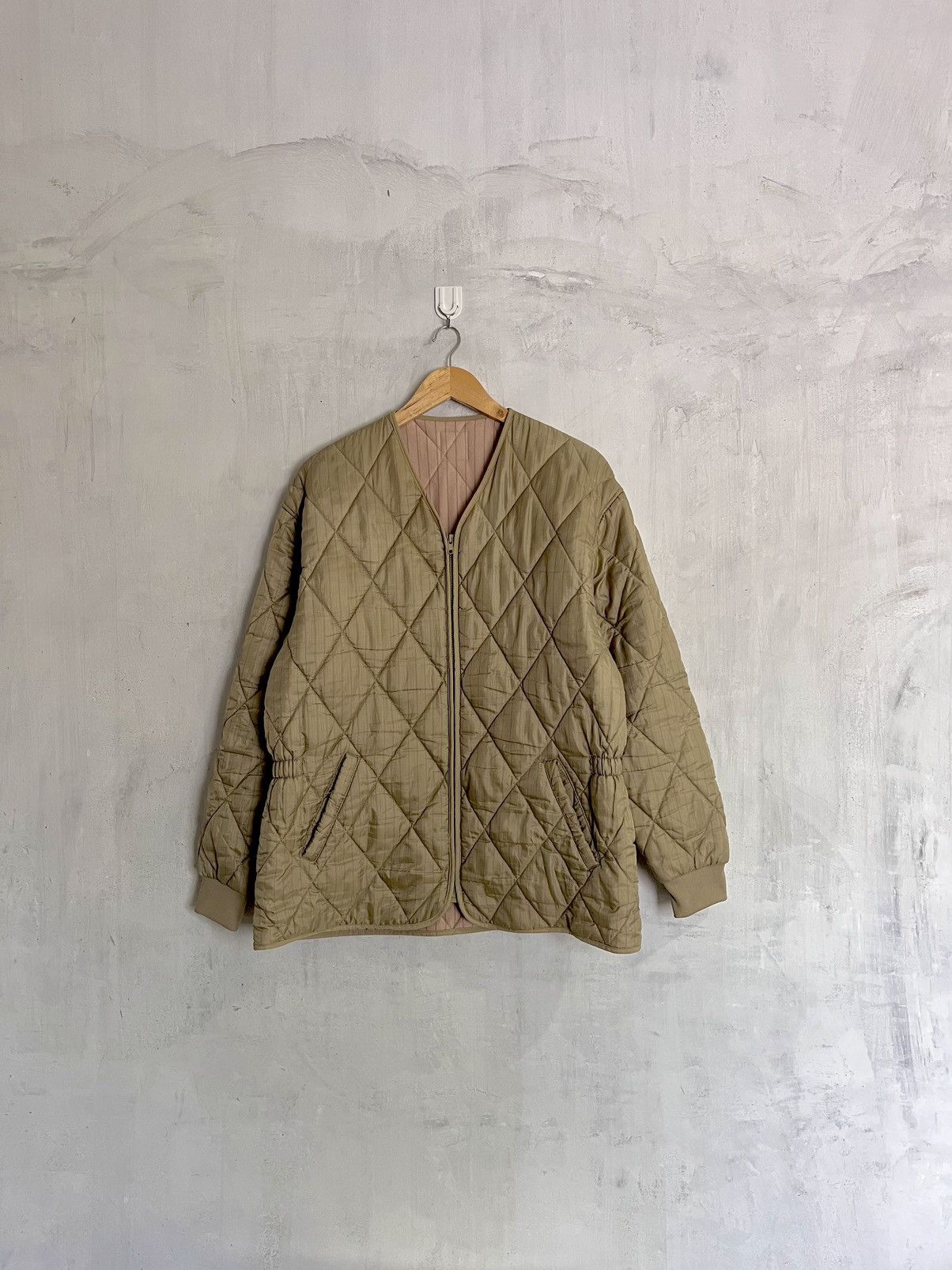 Other Vtg Army green Quilted Jacket Size US XL / EU 56 / 4 - 1 Thumbnail