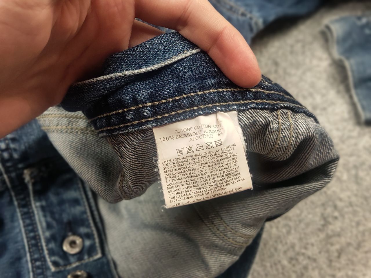 Diesel Vintage 90's Diesel Gregg Denim Button Jacket Y2K Style LGB Size US L / EU 52-54 / 3 - 12 Thumbnail