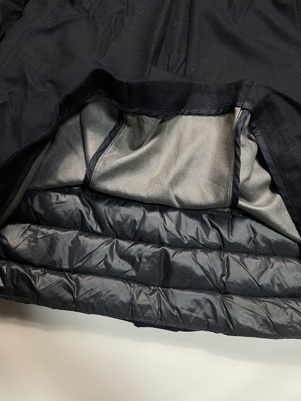 Woolrich Woolen Mills Woolrich x Loro Piana Navy Blue Wool Blend Hooded Parka XS Size XS / US 0-2 / IT 36-38 - 5 Thumbnail
