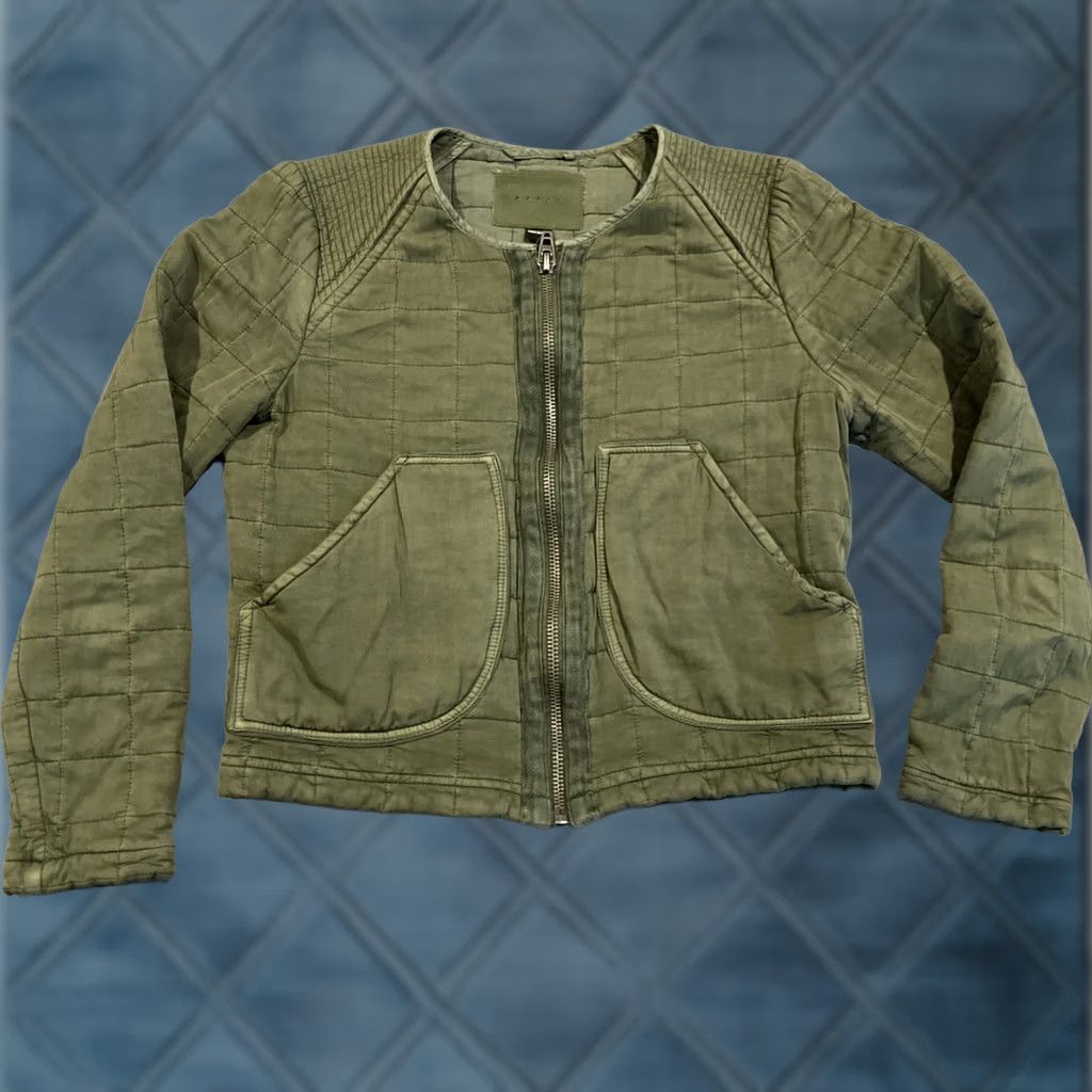 Vintage BLANKNYC Quilted Olive Green Military Jacket Women’s Medium Size M / US 6-8 / IT 42-44 - 1 Thumbnail