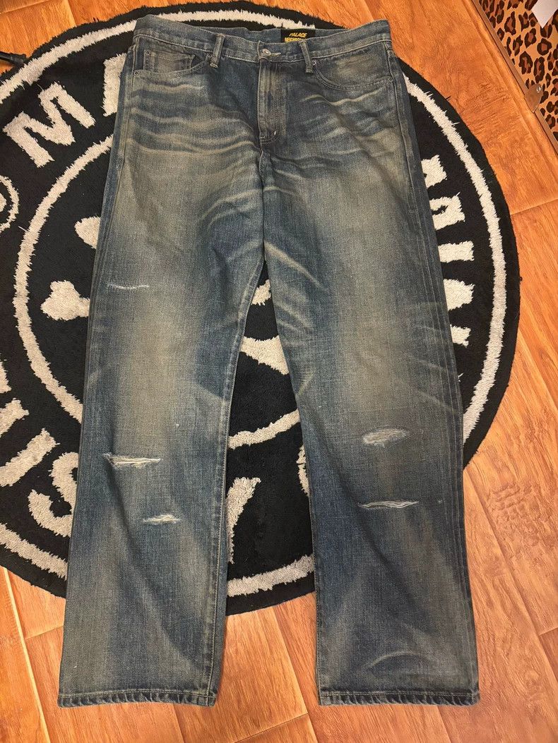 Neighborhood x Palace Washed Denim Jeans