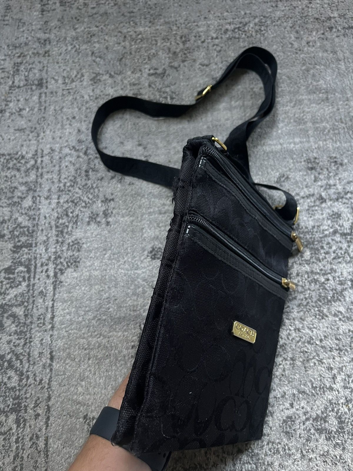 Coach × Designer × Vintage Coach Monogram Cross Body Bag Size ONE SIZE - 4 Thumbnail