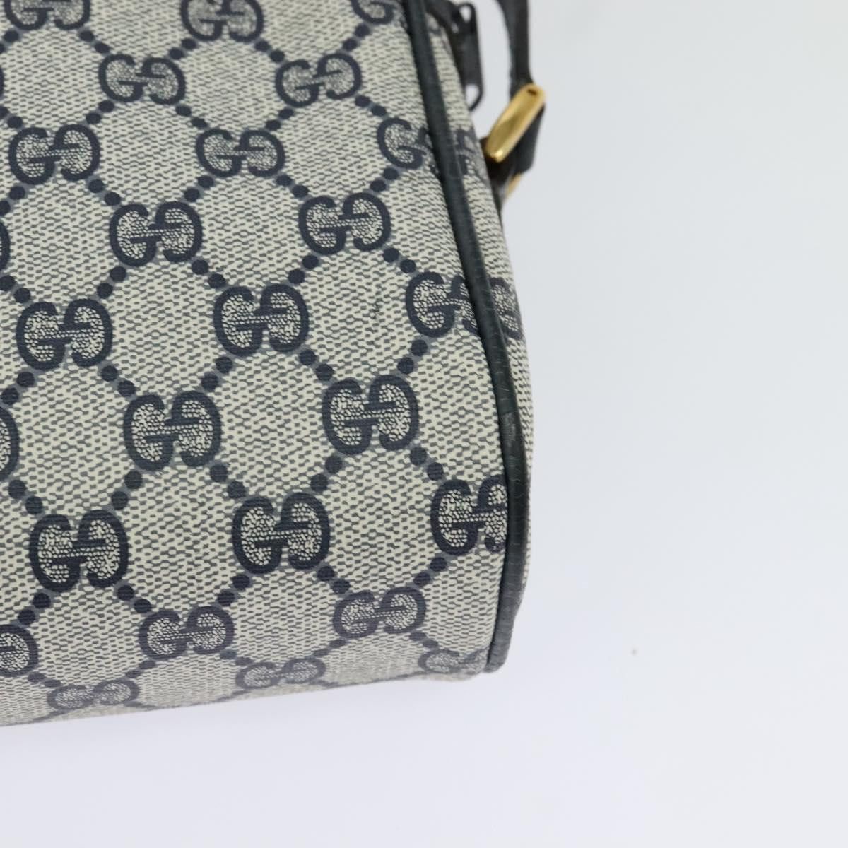Gucci GUCCI GG Supreme Sherry Line Shoulder Bag Pvc Navy Gold 98 Size ONE SIZE - 13 Thumbnail
