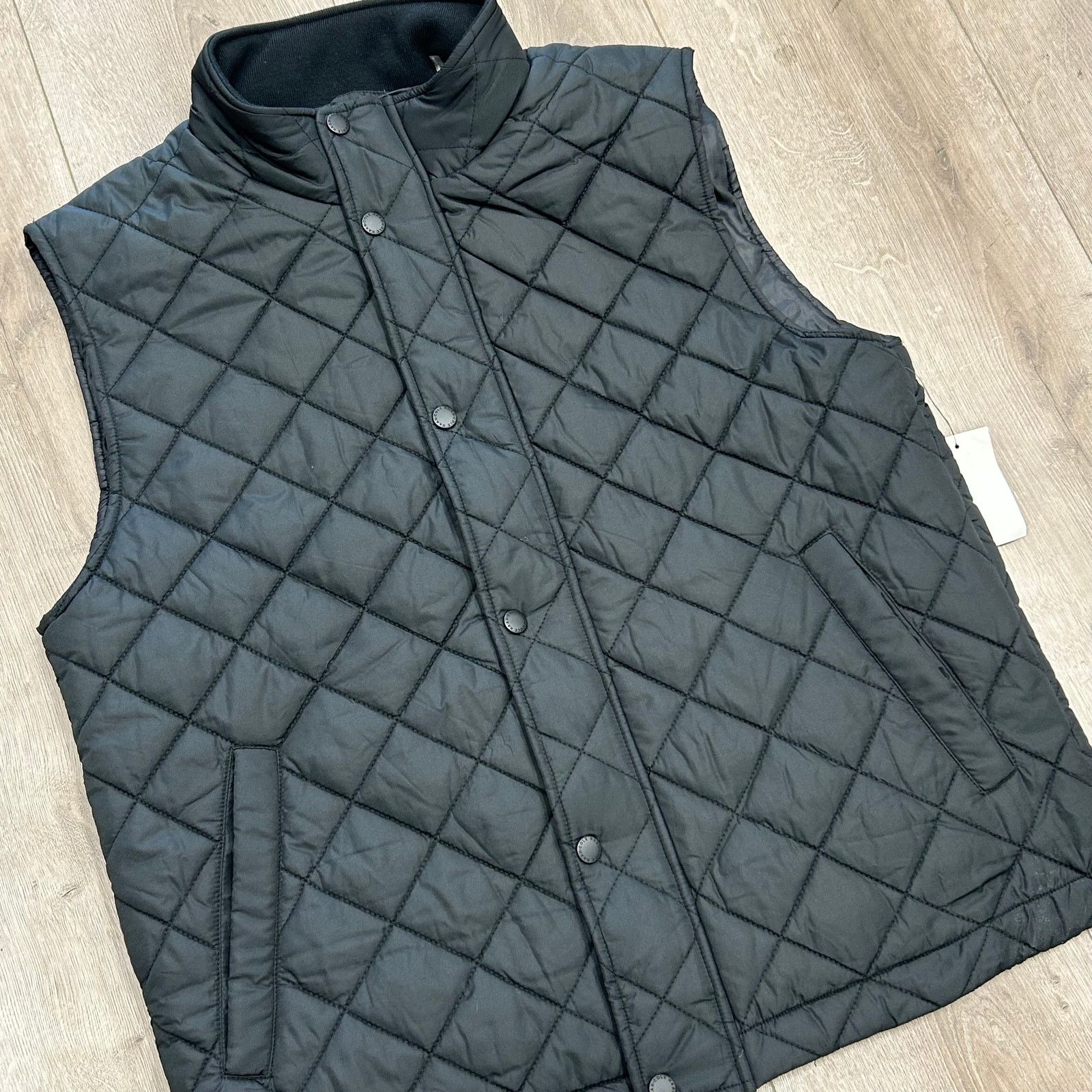 Cole Haan Cole Haan Diamond-Quilted Vest Jacket Size Medium M B14 Size US M / EU 48-50 / 2 - 8 Thumbnail