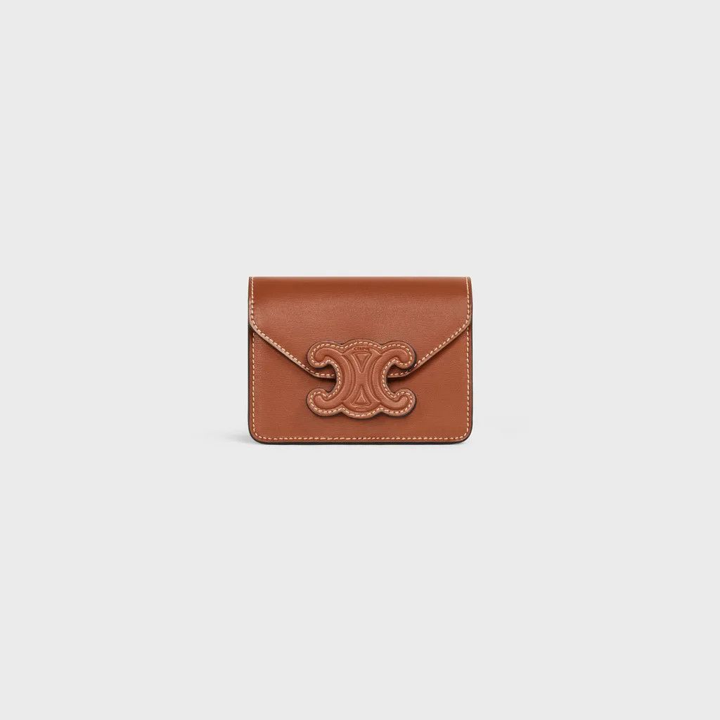 Celine o1w1db10125 10J743DPV Size: OS / Cuir Triomphe Cardholder Size ONE SIZE - 1 Thumbnail