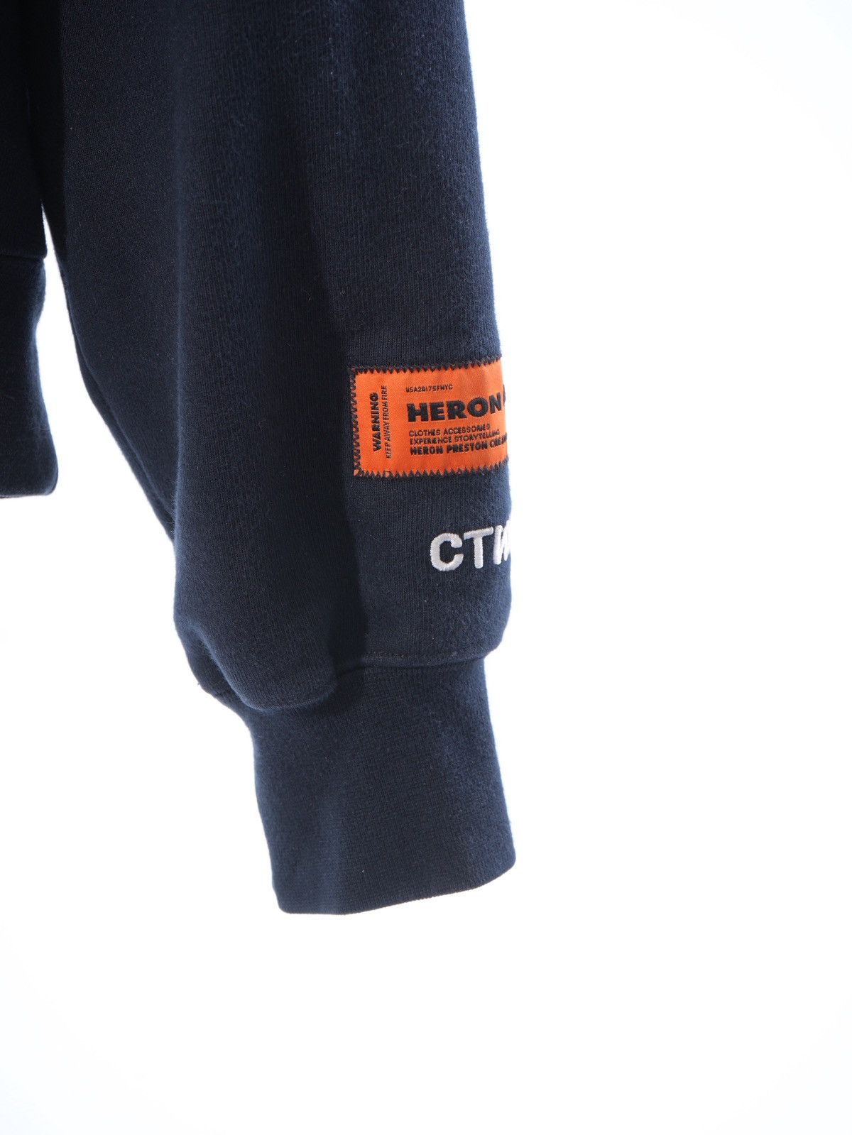 Heron Preston HERON PRESTON GRAPHIC PRINT BLACK HOODIE SWEATSHIRT Size US M / EU 48-50 / 2 - 4 Thumbnail