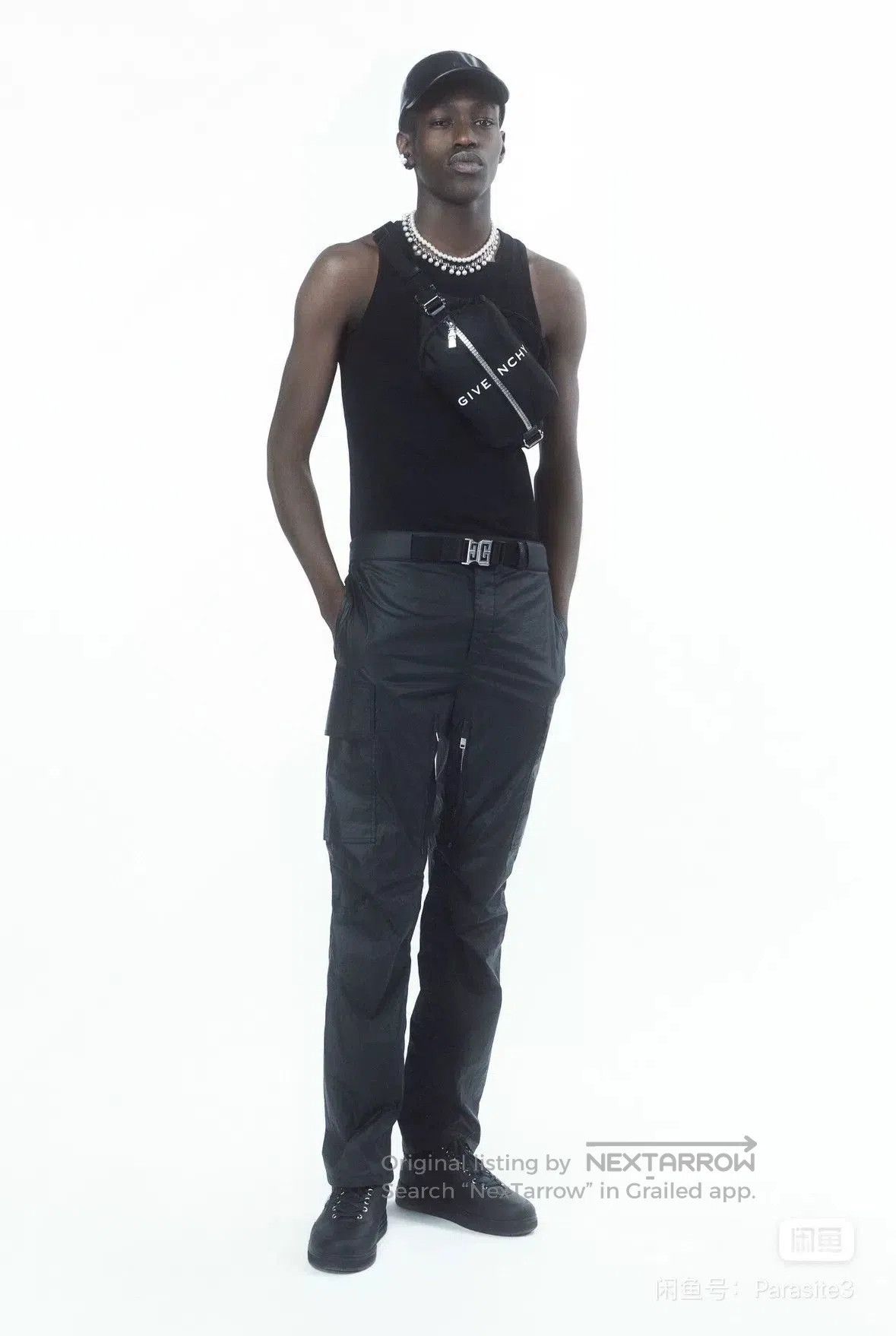 Givenchy Givenchy by MMW Logo Belt Cargo Pants. Size US 40 / EU 56 - 6 Thumbnail