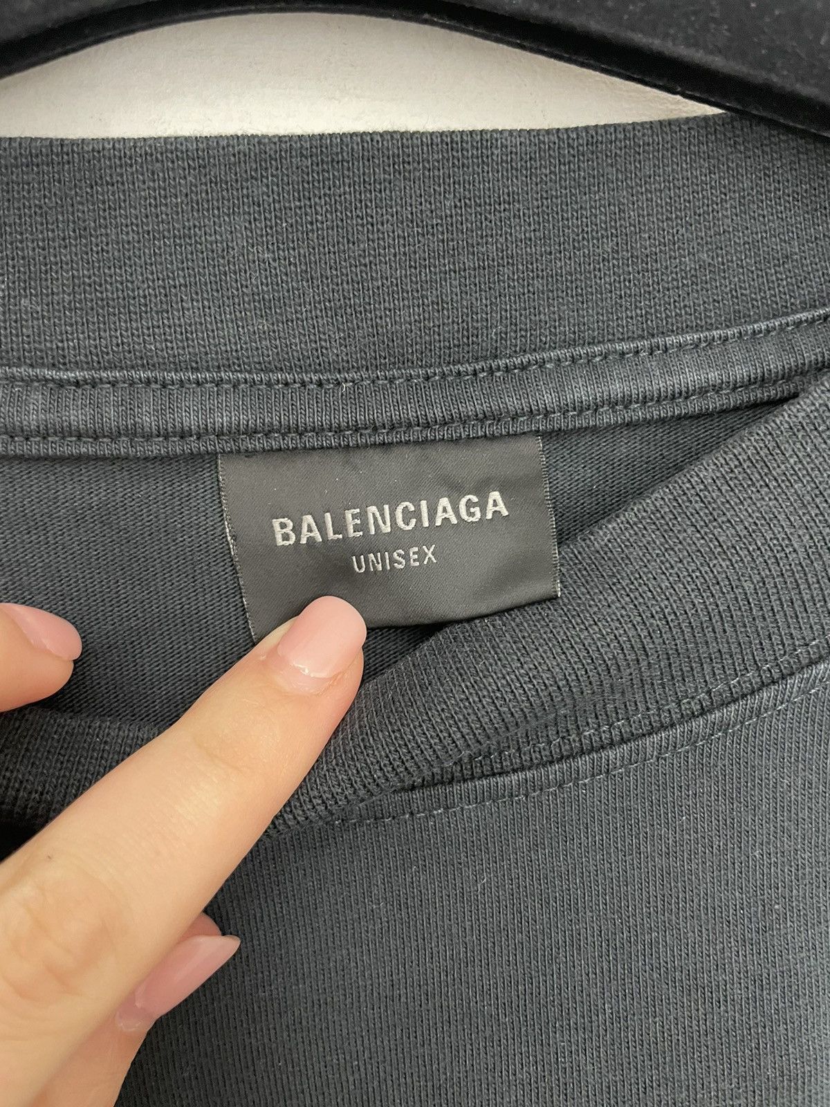 Balenciaga Logo T-shirt in black Size US XXL / EU 58 / 5 - 4 Thumbnail