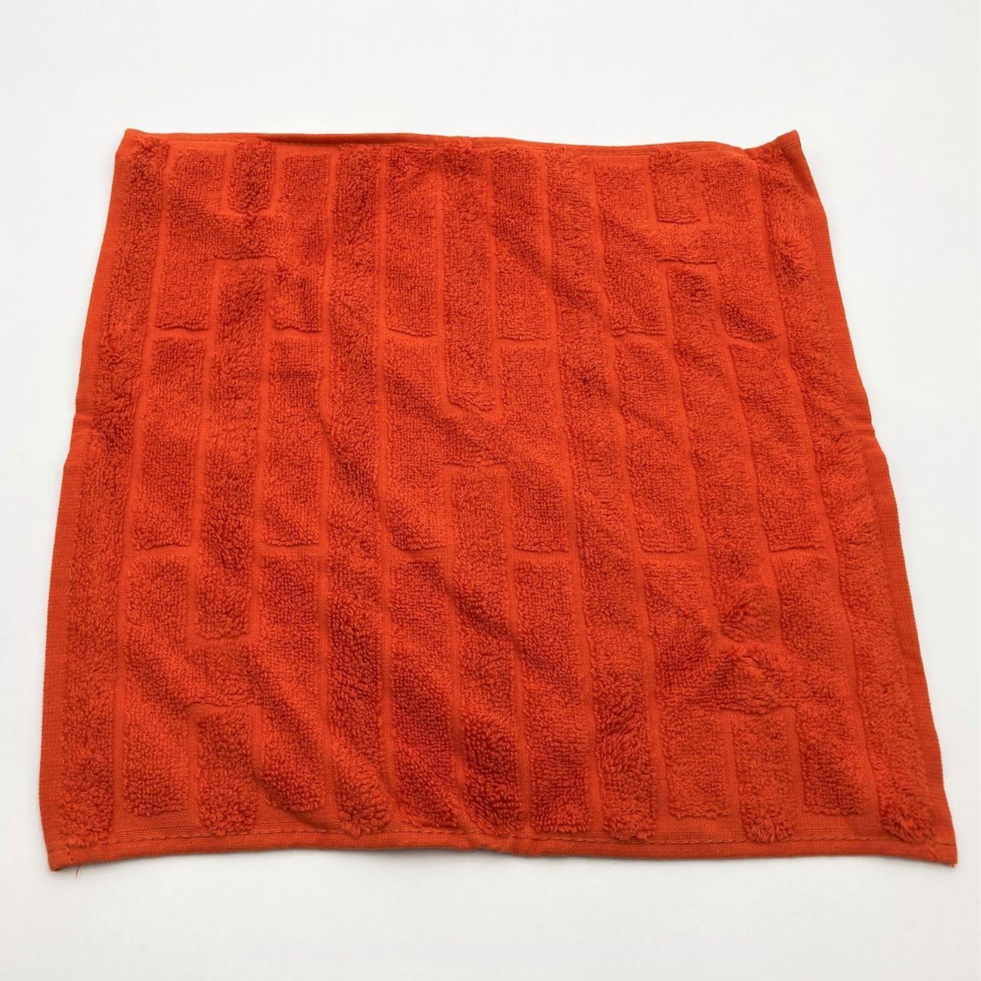 image of Hermes Hand Towel Face Orange Brand, Women's