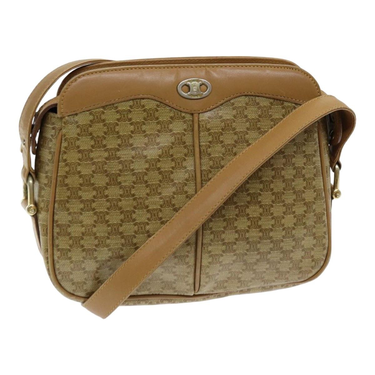 Celine Macadam Shoulder Bag Canvas