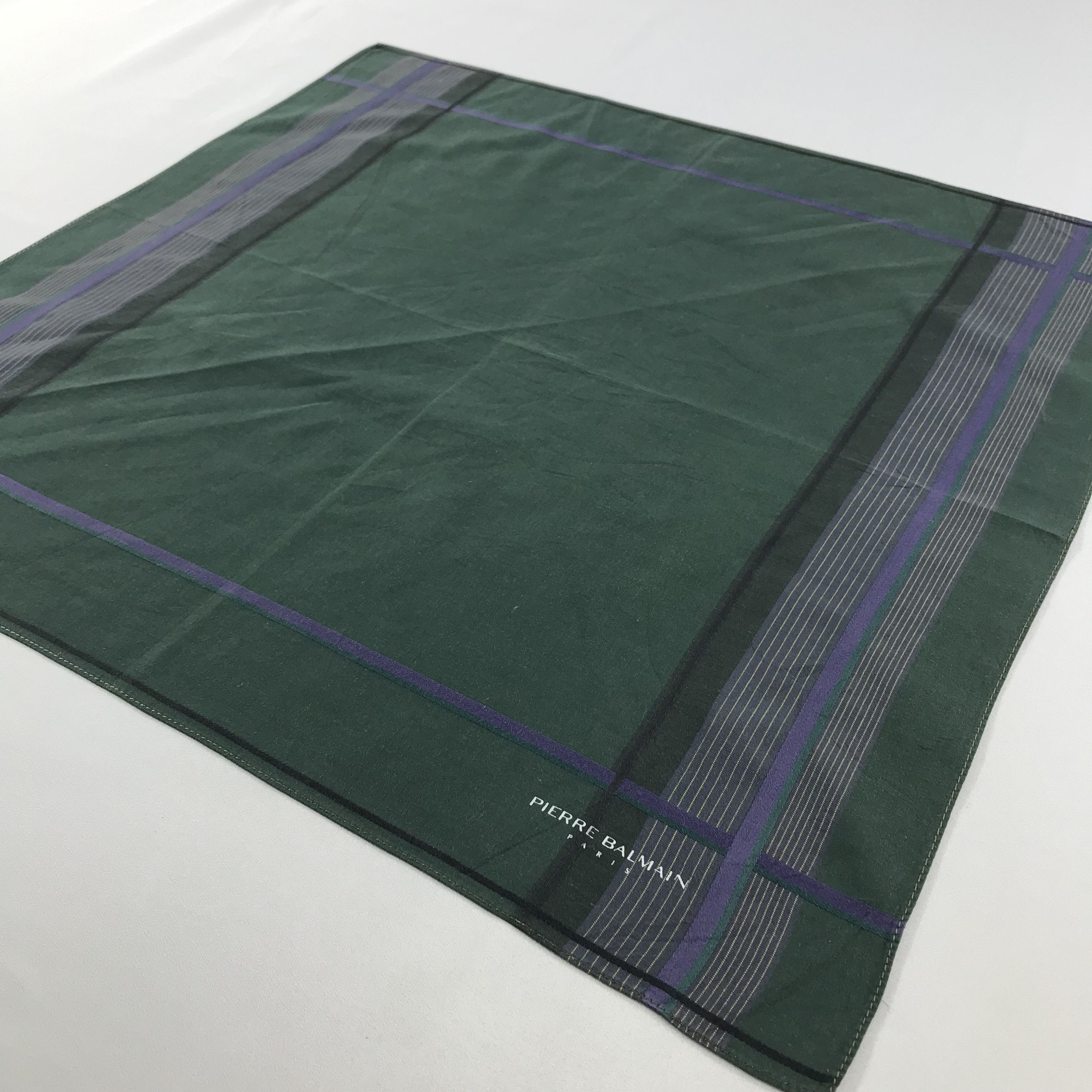 Pierre Balmain × Vintage Pierre Balmain Bandana / Handkerchief / Neckerchief - S2306 Size ONE SIZE - 2 Thumbnail