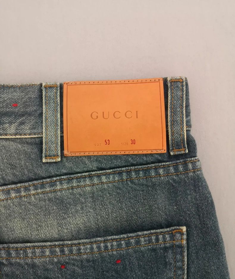 Gucci Gucci Embroidered jeans 2501-Nextarrow Size US 30 / EU 46 - 7 Thumbnail
