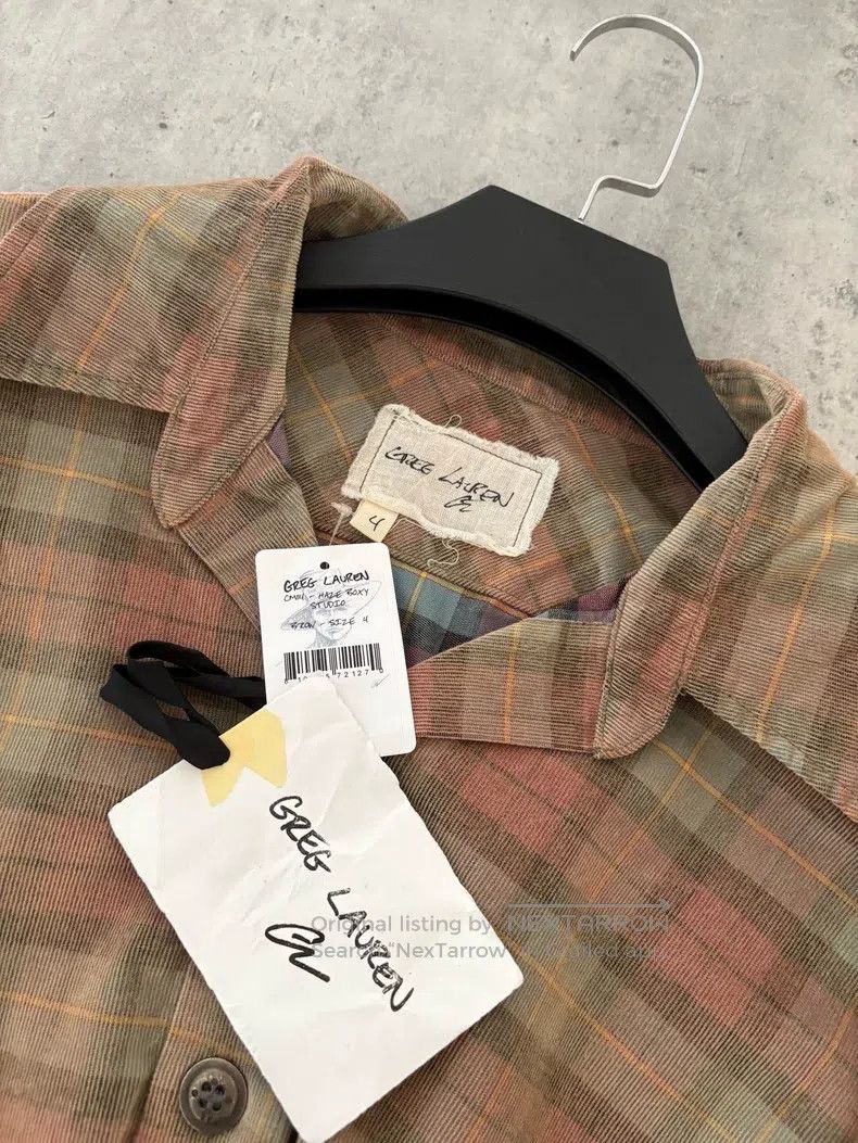 Greg Lauren Greg Lauren Checked Shirt Size US XL / EU 56 / 4 - 2 Thumbnail