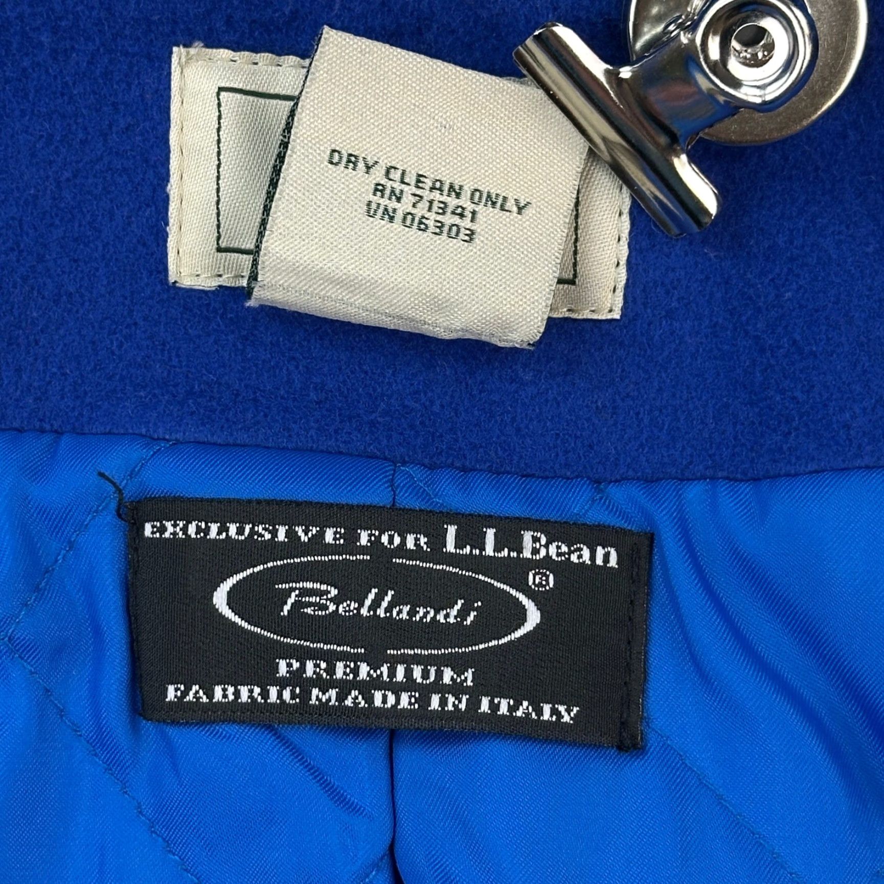 Vintage VINTAGE LL Bean Duffle Coat Women’s 4 Petite Blue Bellandi Lambswool Toggle Coat Size S / US 4 / IT 40 - 6 Thumbnail