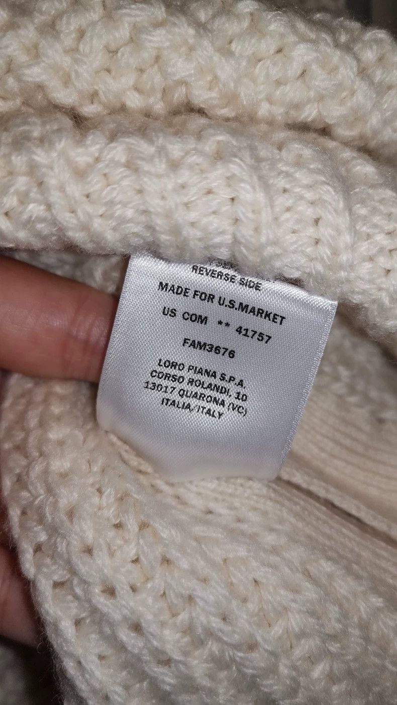 Loro Piana LORO PIANA White sweater Size XS / US 0-2 / IT 36-38 - 4 Thumbnail
