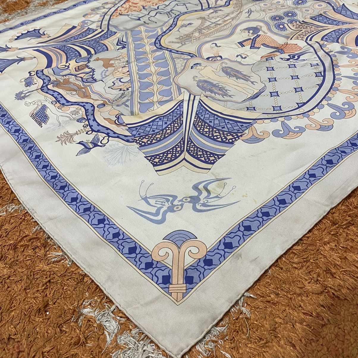Hermes ☀️Hermes Les Printemps de Thera silk scarf by J.Abadie Size ONE SIZE - 4 Thumbnail