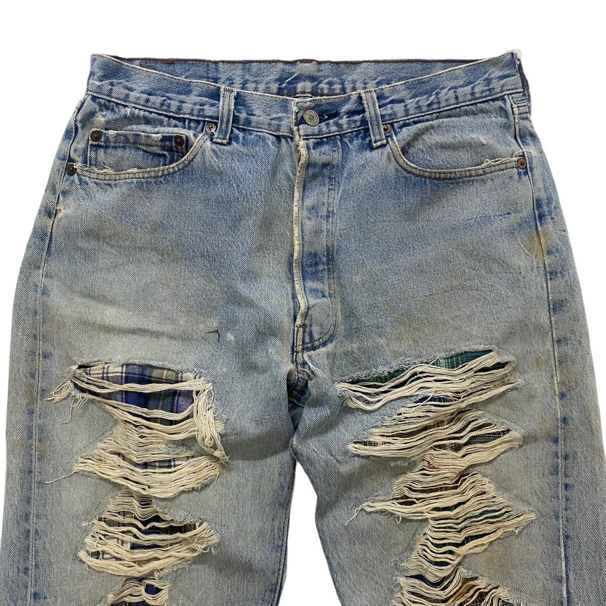 Levi's ✨Levi's thrashed denim inspired Kurt Cobain jeans Size US 32 / EU 48 - 3 Thumbnail