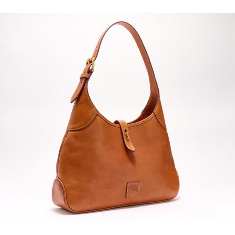 Dooney & Bourke Dooney & Bourke Florentine Leather Crescent Hobo Brown Size ONE SIZE - 19 Thumbnail
