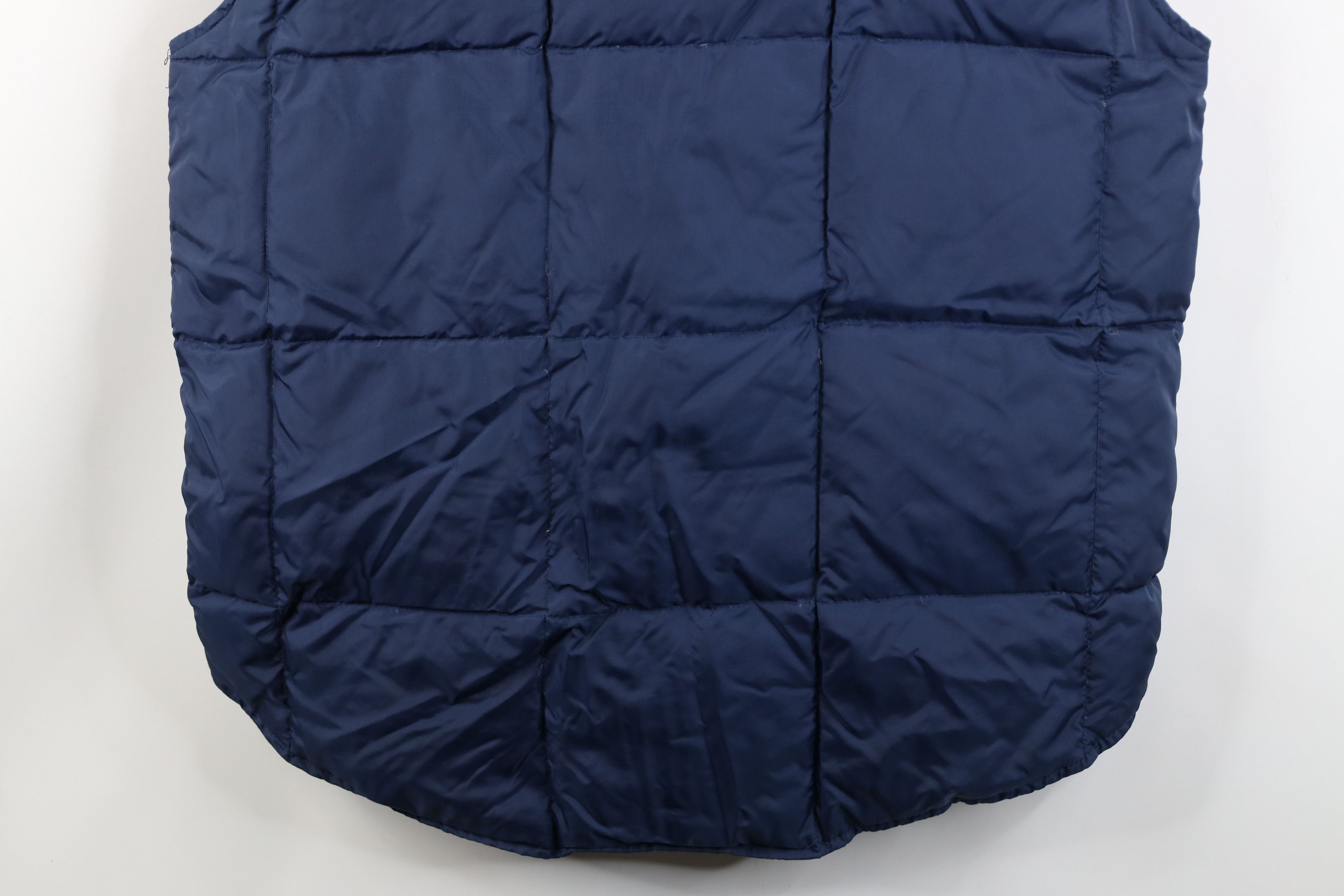 Vintage Vintage 90s Streetwear Down Puffer Vest Jacket Navy Blue Size US M / EU 48-50 / 2 - 16 Thumbnail