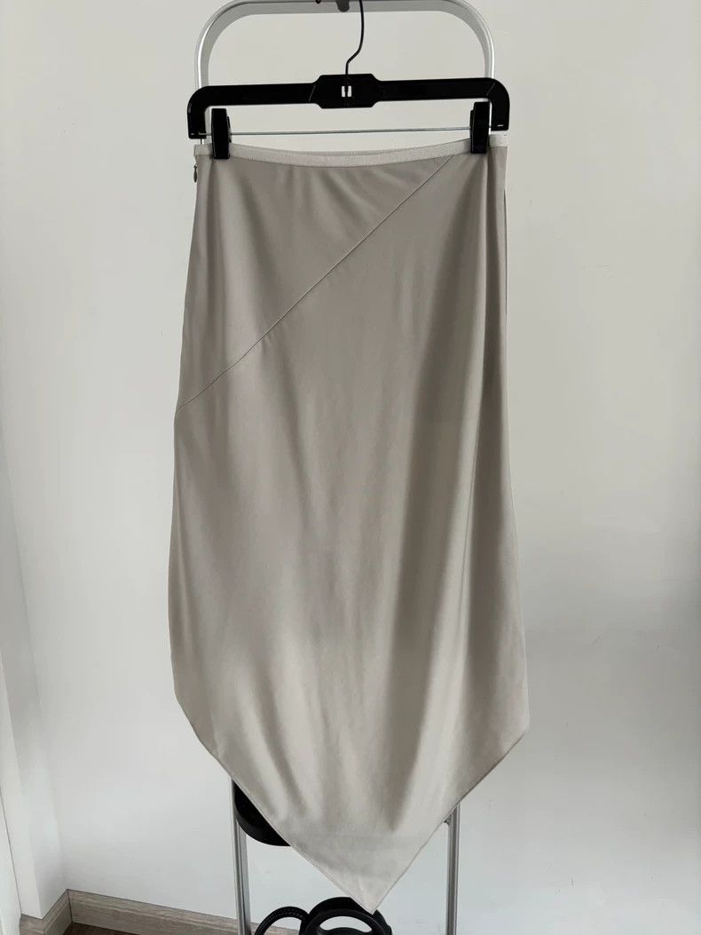 Helmut Lang HELMUT LANG size2 A wool asymmetrical skirt Size S / US 4 / IT 40 - 2 Thumbnail