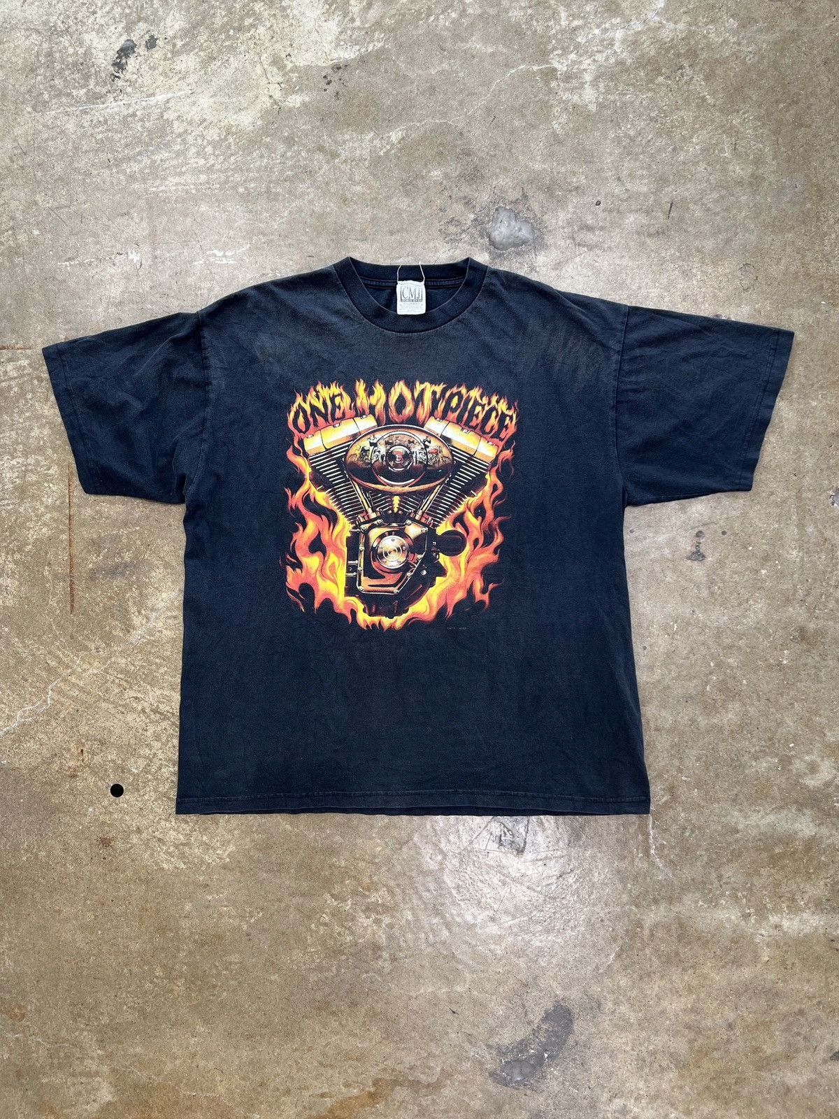 Harley Davidson Vintage 1999 One Hot Piece Motorcycle Engine Flame Tee XXL Size US XXL / EU 58 / 5 - 2 Thumbnail