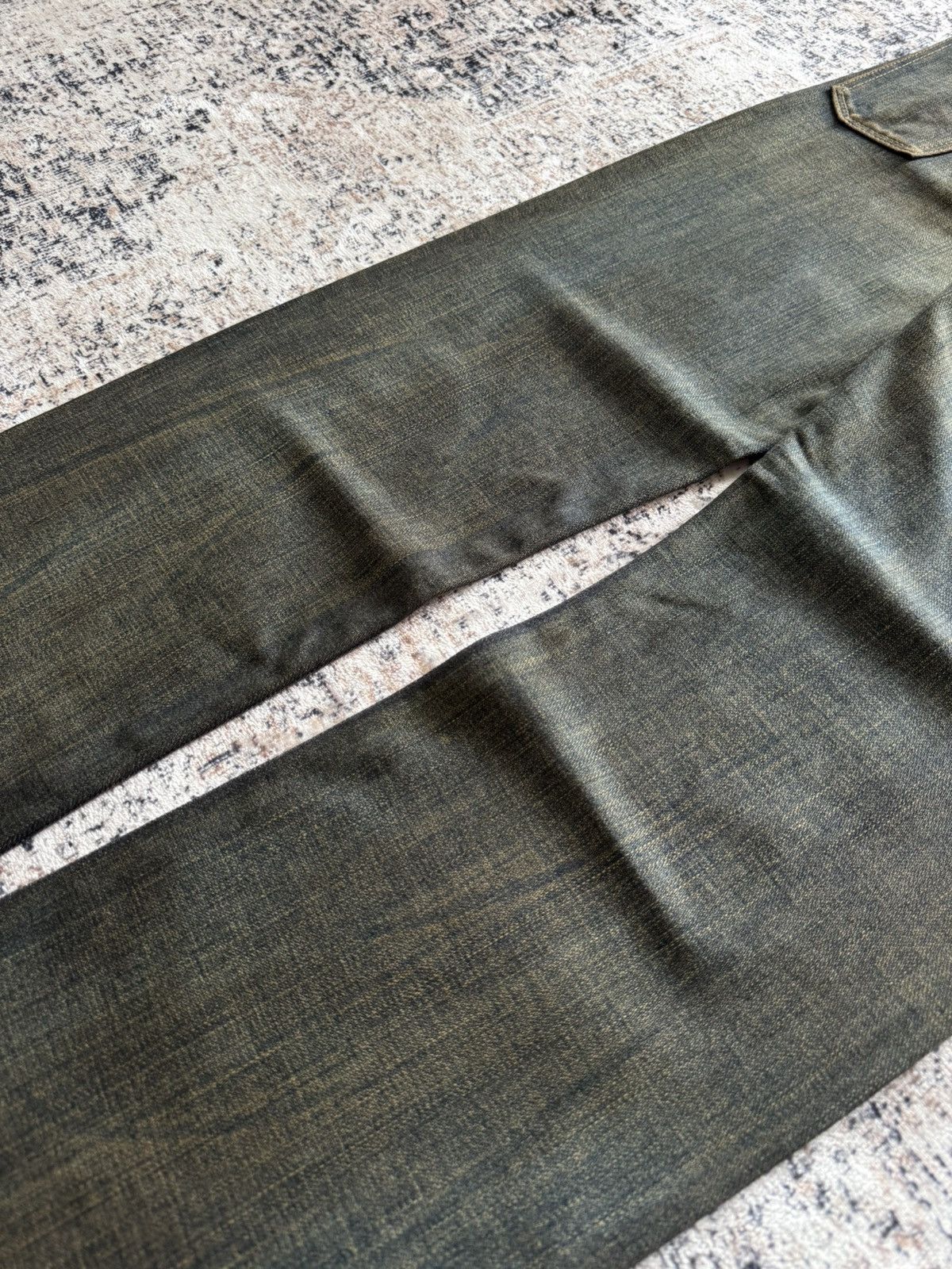 Le Grande Bleu (L.G.B.) Vintage Wrangler Gun Pocket Mud Wash Jeans Size US 30 / EU 46 - 17 Thumbnail