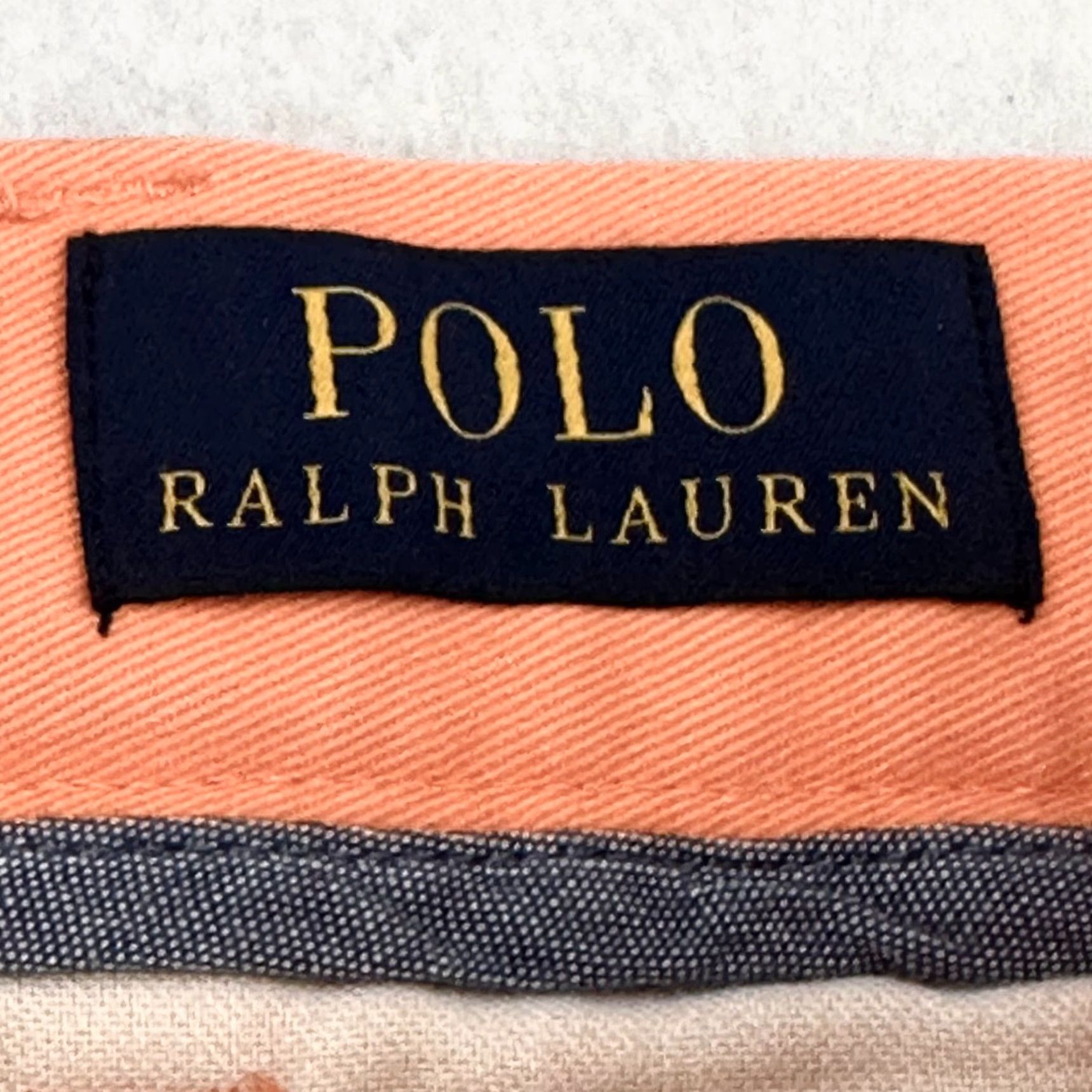 Polo Ralph Lauren Polo Ralph Lauren Mens Chino Shorts Classic Fit 38 Orange 8 Inseam Cotton Flat Front Zip Pockets Travel Casual Beach 90s? Size US M / EU 48-50 / 2 - 4 Thumbnail