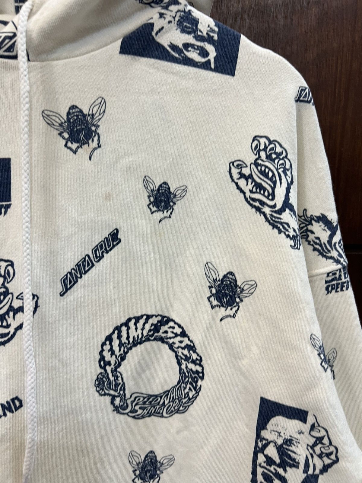 Santa Cruz Skateboards Vintage Santa Cruz Full Print Hoodies Size US L / EU 52-54 / 3 - 3 Thumbnail