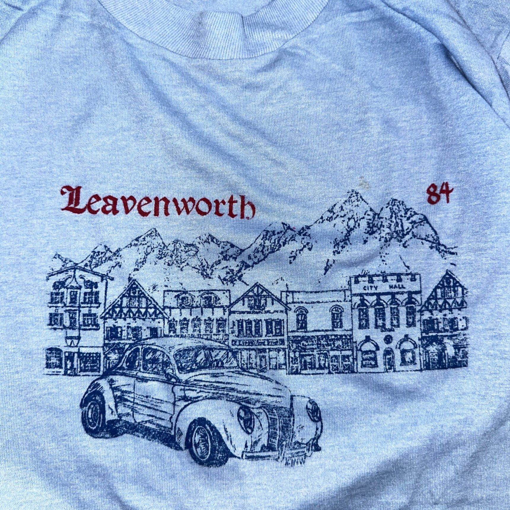 Vintage Vintage Sportswear Leavenworth 80s T-Shirt Men M Blue Cars Racing Vintage 1984 Graphic Size US M / EU 48-50 / 2 - 5 Thumbnail