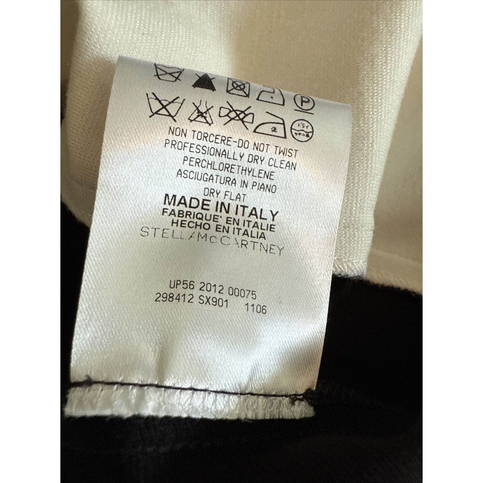 Stella McCartney Stella McCartney Dress 40 Bodycon Blk White Colorblock Midi Size S / US 4 / IT 40 - 4 Thumbnail