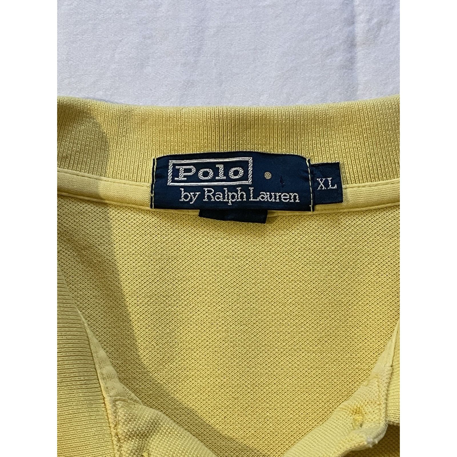 Polo Ralph Lauren Polo Ralph Lauren Yellow Short Sleeve w/ Logo Men's Size XL Size US XL / EU 56 / 4 - 3 Thumbnail