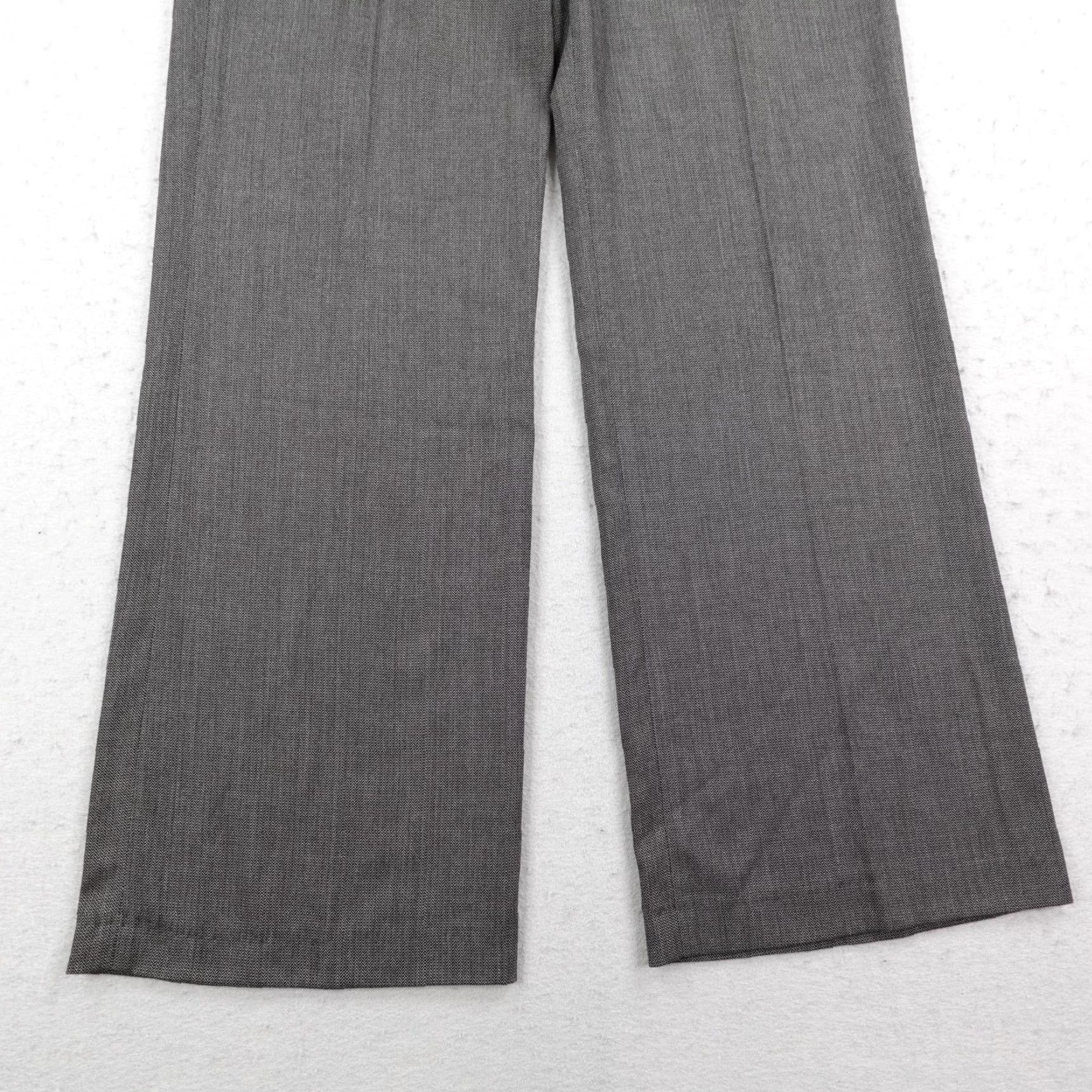 Sandro Sandro Pants Womens 8 Gray Wide Leg Dress Trousers Belt Rhinestone Career Office Size 30" / US 8 / IT 44 - 3 Thumbnail