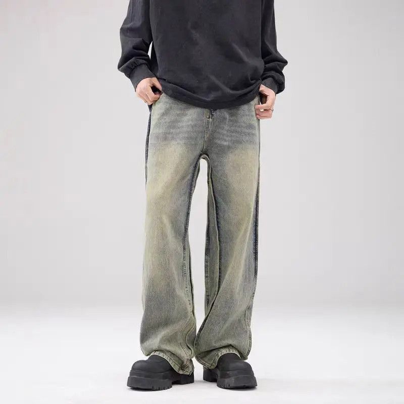 Japanese Brand American trend straight leg vintage cotton jeans Size US 30 / EU 46 - 4 Thumbnail