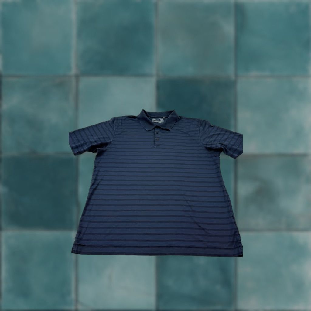 Cutter & Buck Cutter & Buck Polo Shirt Mens 2XL Blue CB DryTec LUXE Stripe Golf Performance Size US XXL / EU 58 / 5 - 1 Thumbnail