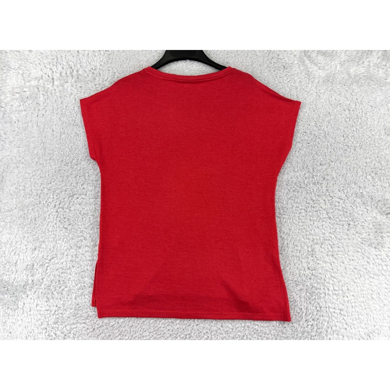 Orvis Orvis Shirt Womens Small Red Cotton V-Neck Knit Sleeveless Tank Camping Fishing Size S / US 4 / IT 40 - 2 Thumbnail