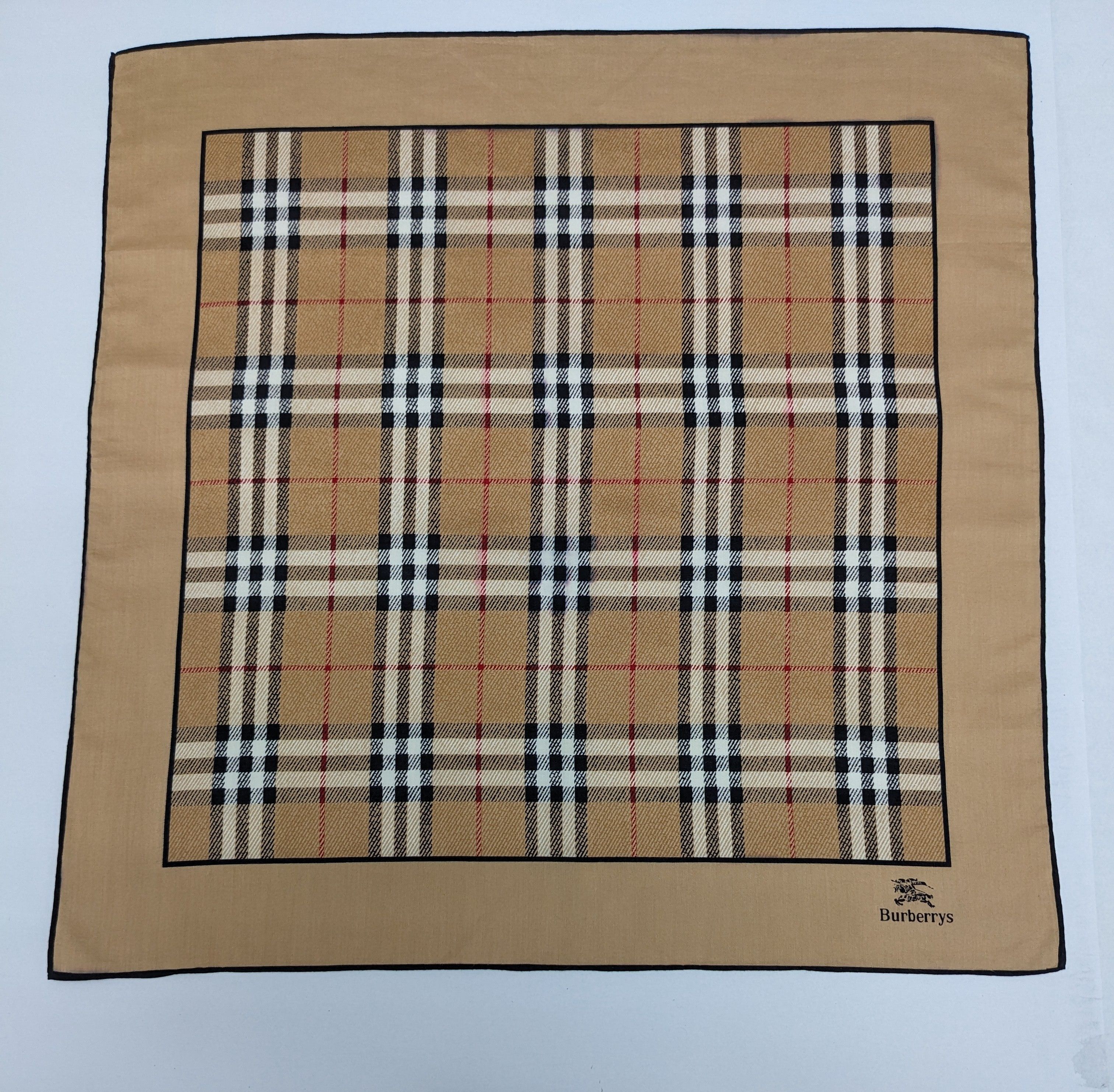 Burberry Vintage Burberrys Handkerchief Scarf Nova Check Size ONE SIZE - 3 Thumbnail