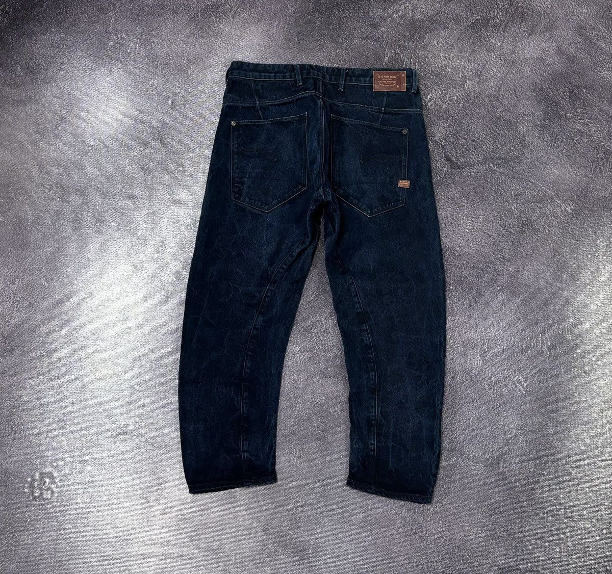 G-Star Vintage G-Star Raw Y2K Avant Garde Cropped Tapered Jeans Size US 27 - 1 Thumbnail