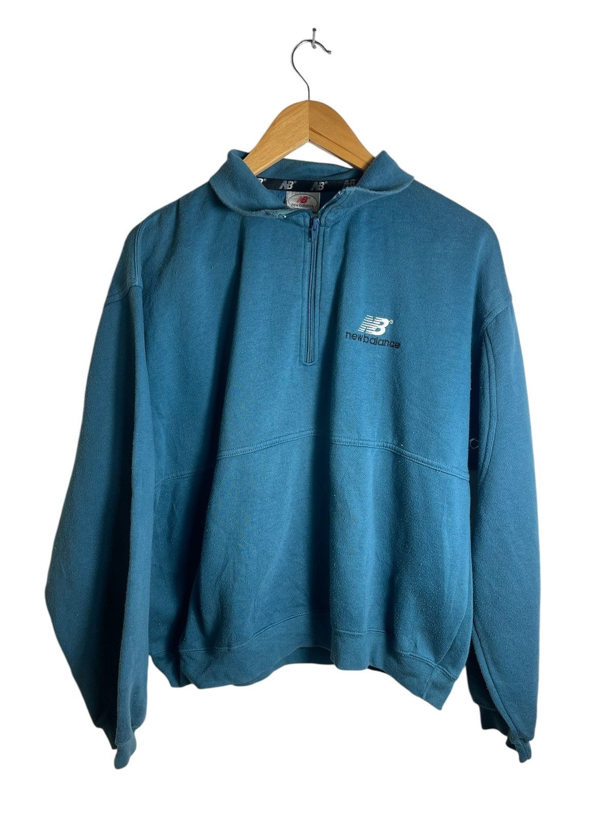 New Balance × Vintage Vintage New Balance Half zipper sweatshirt Size US M / EU 48-50 / 2 - 1 Thumbnail