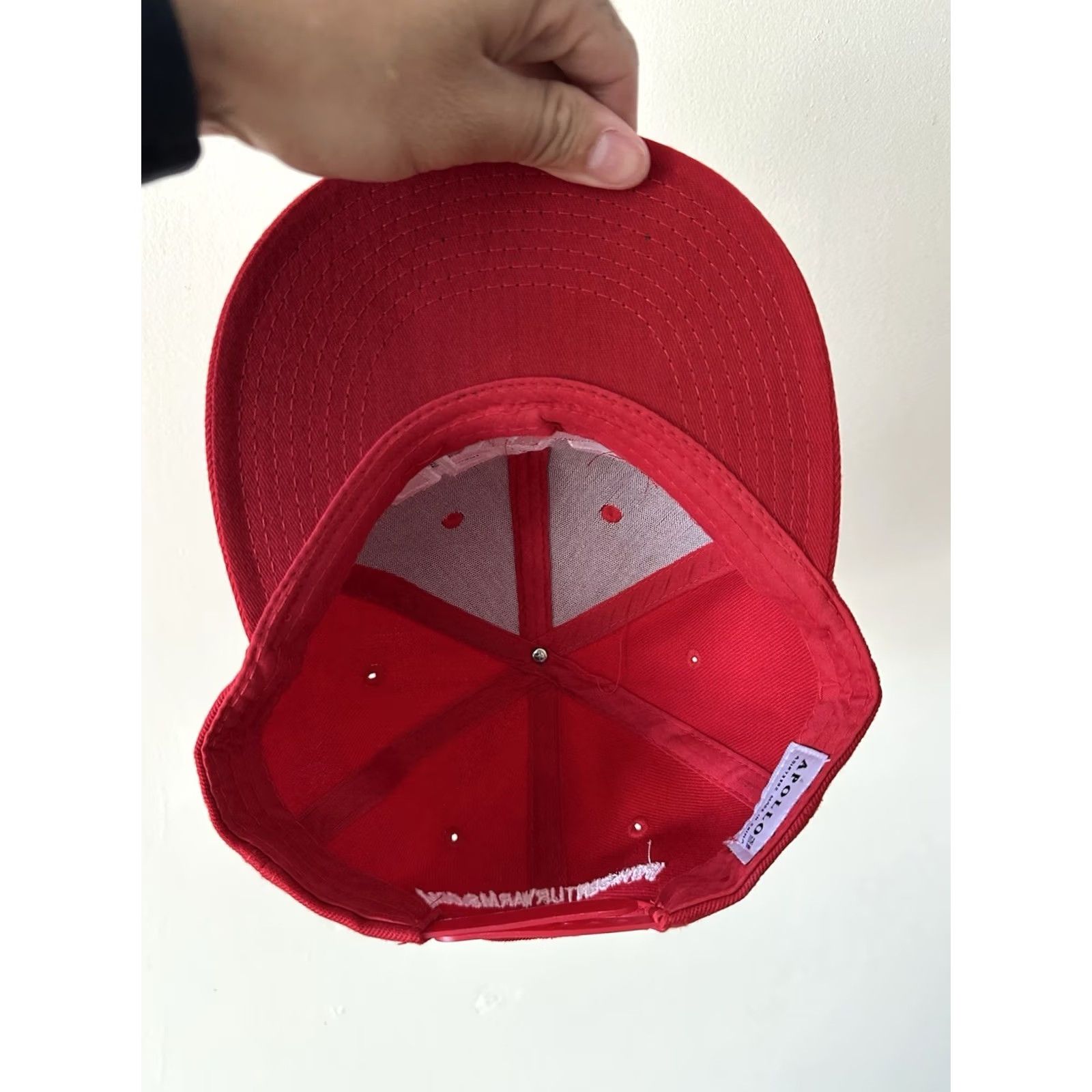 Logo 7 Apollo Snapback Hat Red - Solid, Adjustable, One Size, Men, Draco AK Rifle Logo, Century Fire Arms Promo Cap, NWOT, Firearms Logo Cap, Very RARE Size ONE SIZE - 6 Thumbnail