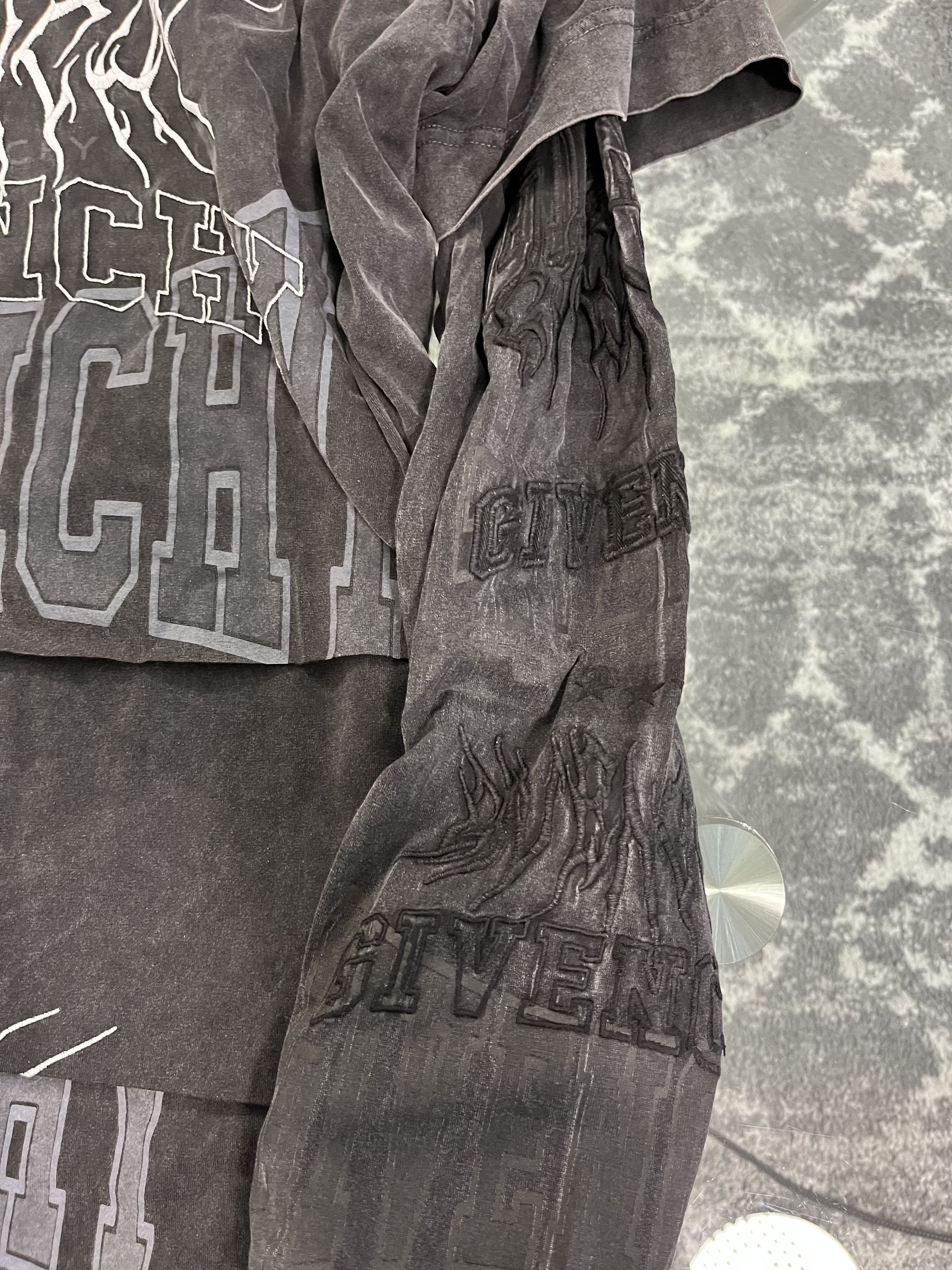 Alyx × Givenchy × MMW Givenchy Multi Layer Shirt Gray Size US S / EU 44-46 / 1 - 14 Thumbnail