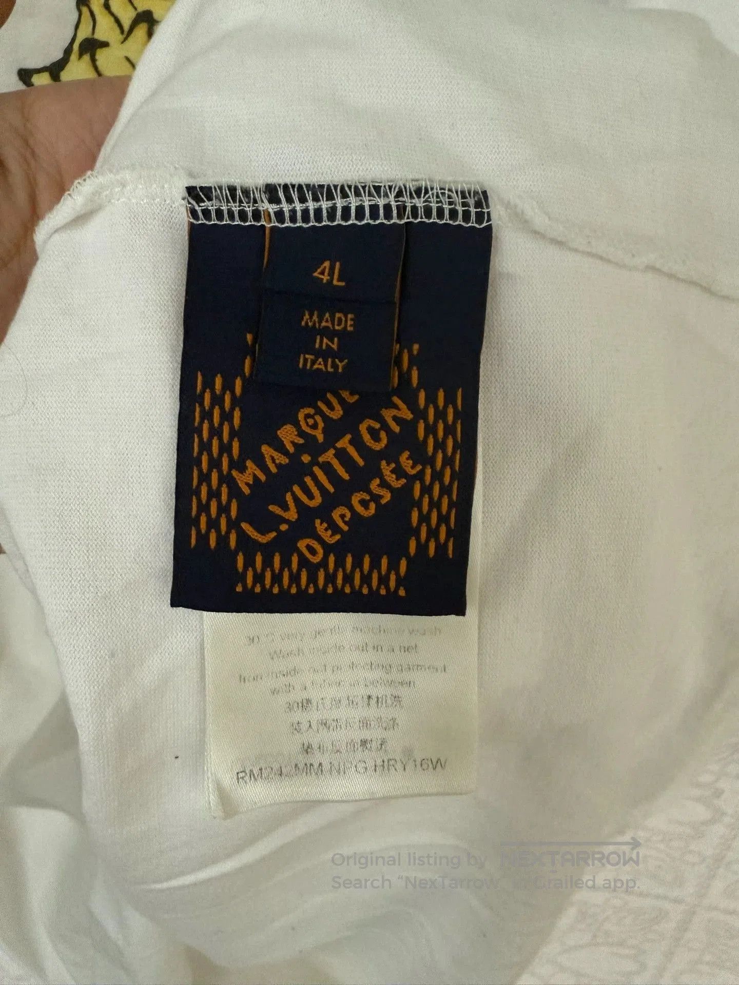 Louis Vuitton louis vuitton seashell embroidered short sleeve tee. Size XL / US 12-14 / IT 48-50 - 3 Thumbnail