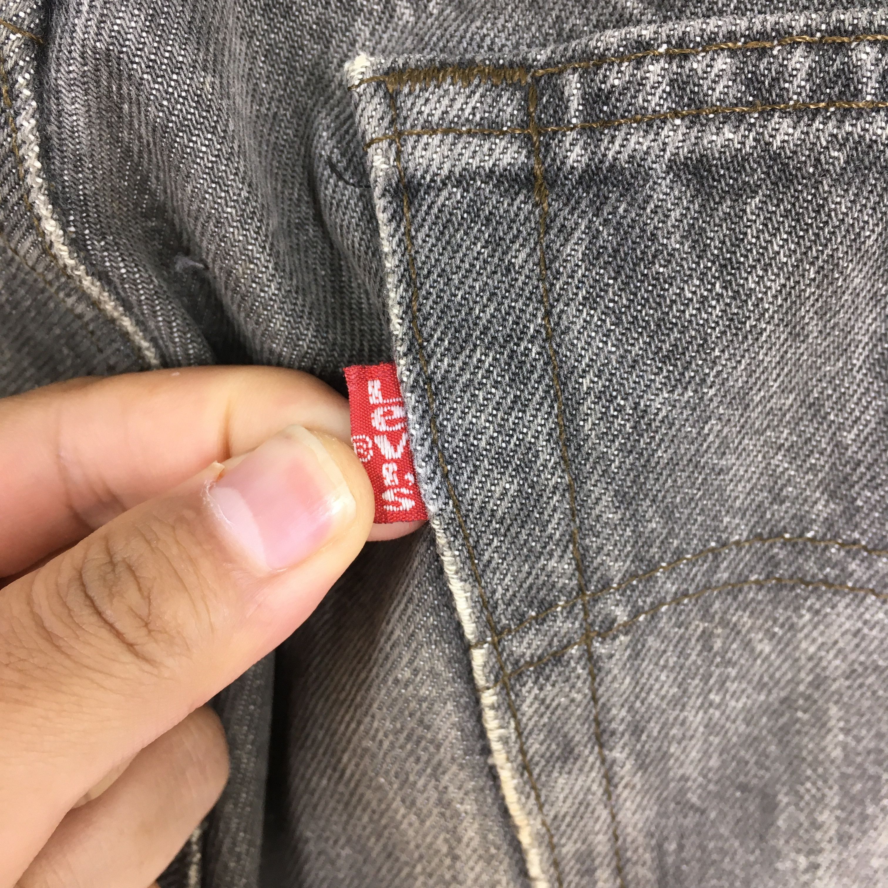 Levi's Size 31x29 Vintage 90s Levi's 501 Black Jeans S1375 Size US 31 - 12 Thumbnail