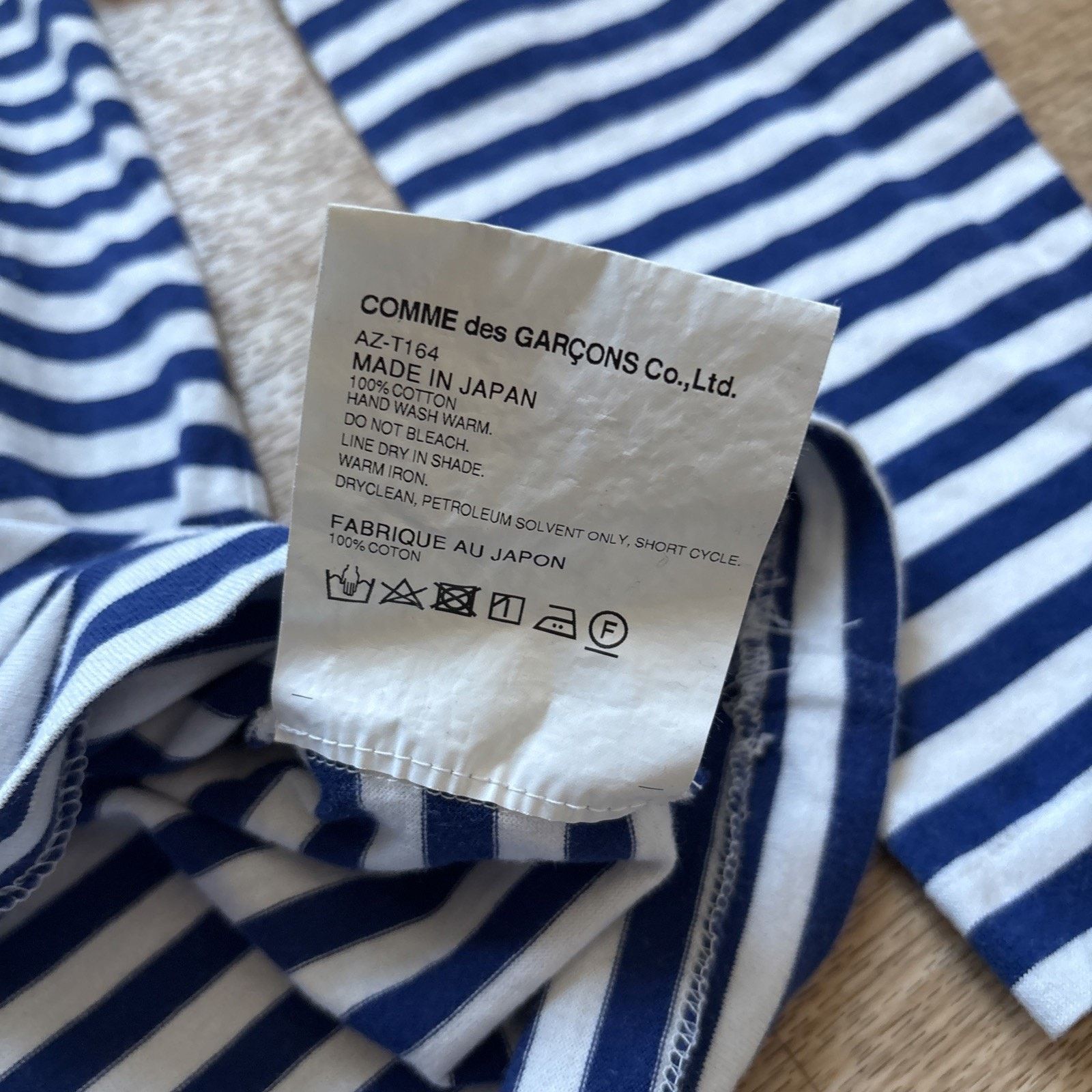 Comme des Garcons PLAY COMME DES GARCONS Long Sleeve Striped Tee Men’s L Japan Size US L / EU 52-54 / 3 - 7 Thumbnail